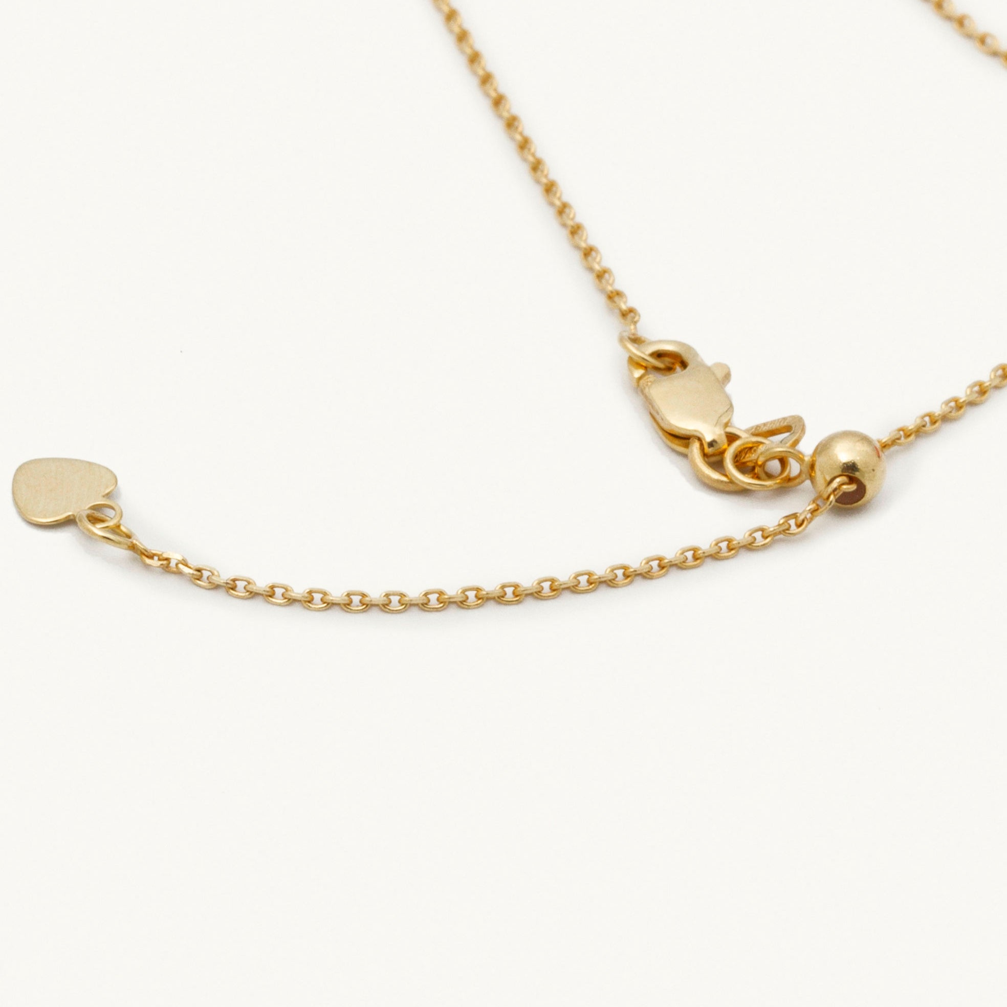 14K Gold Dangle Disc Choker Necklace