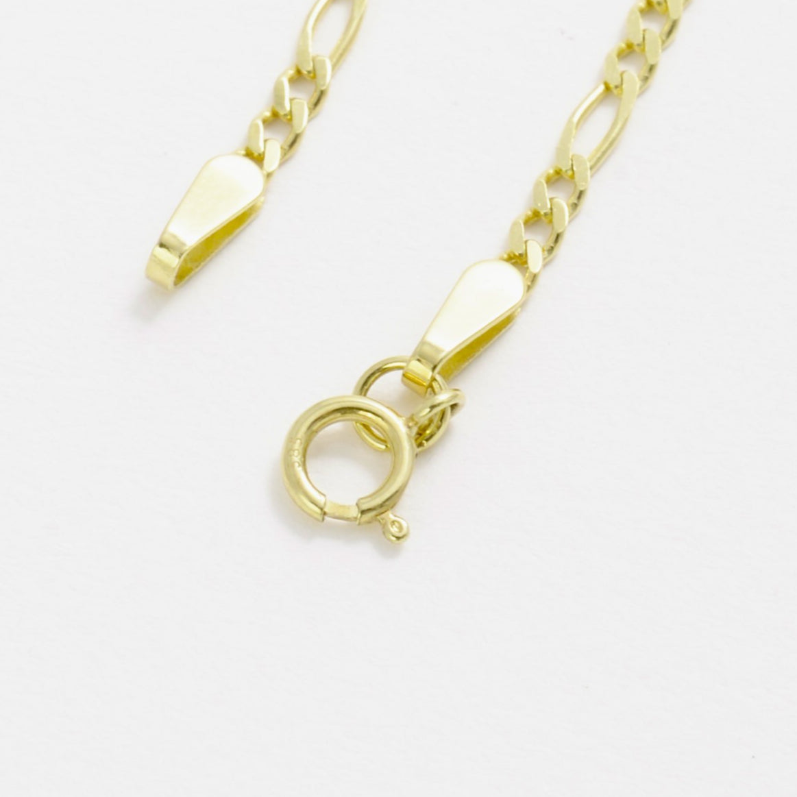 14K Gold Figaro Anklet