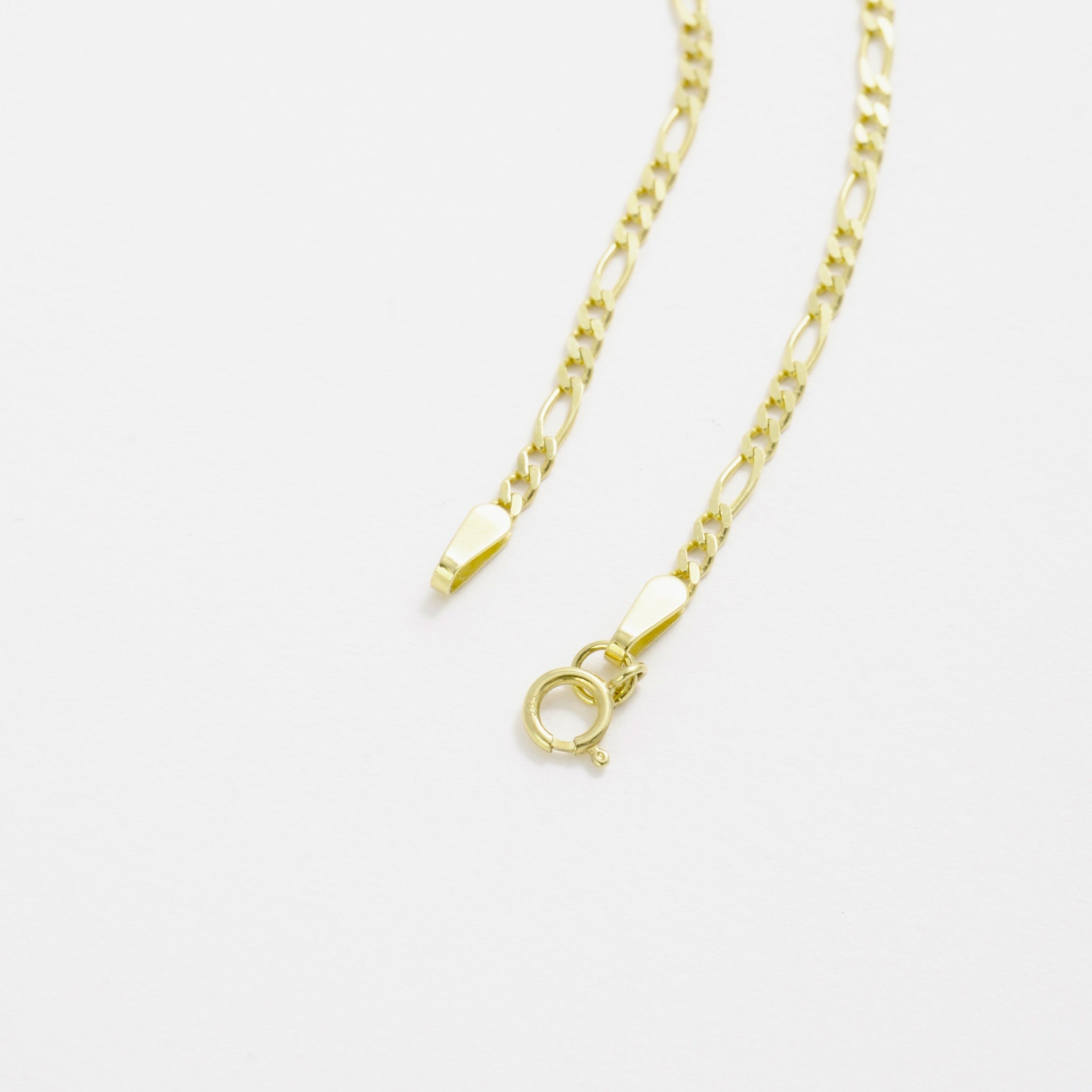14K Gold Figaro Anklet