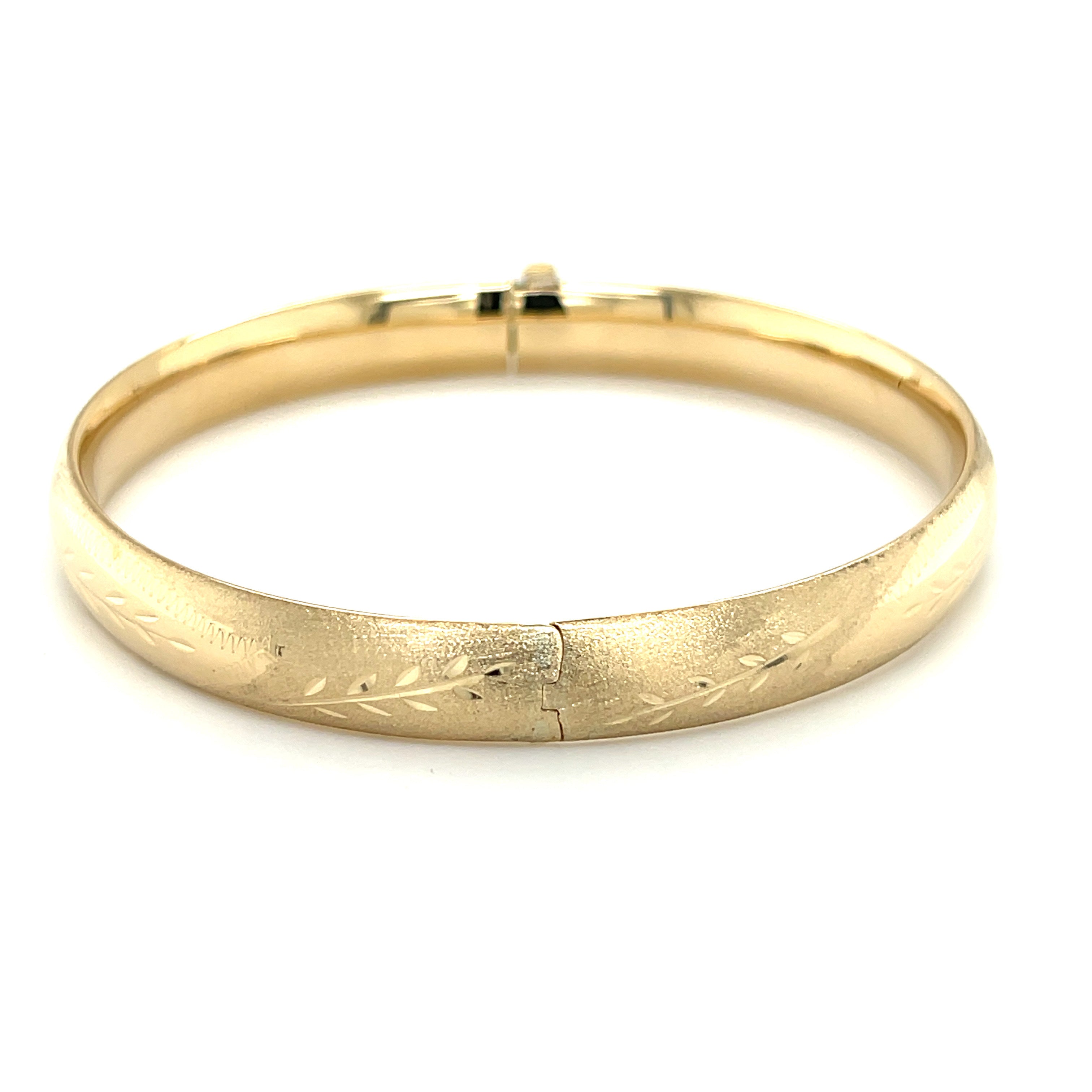 14K YELLOW GOLD BANGLE