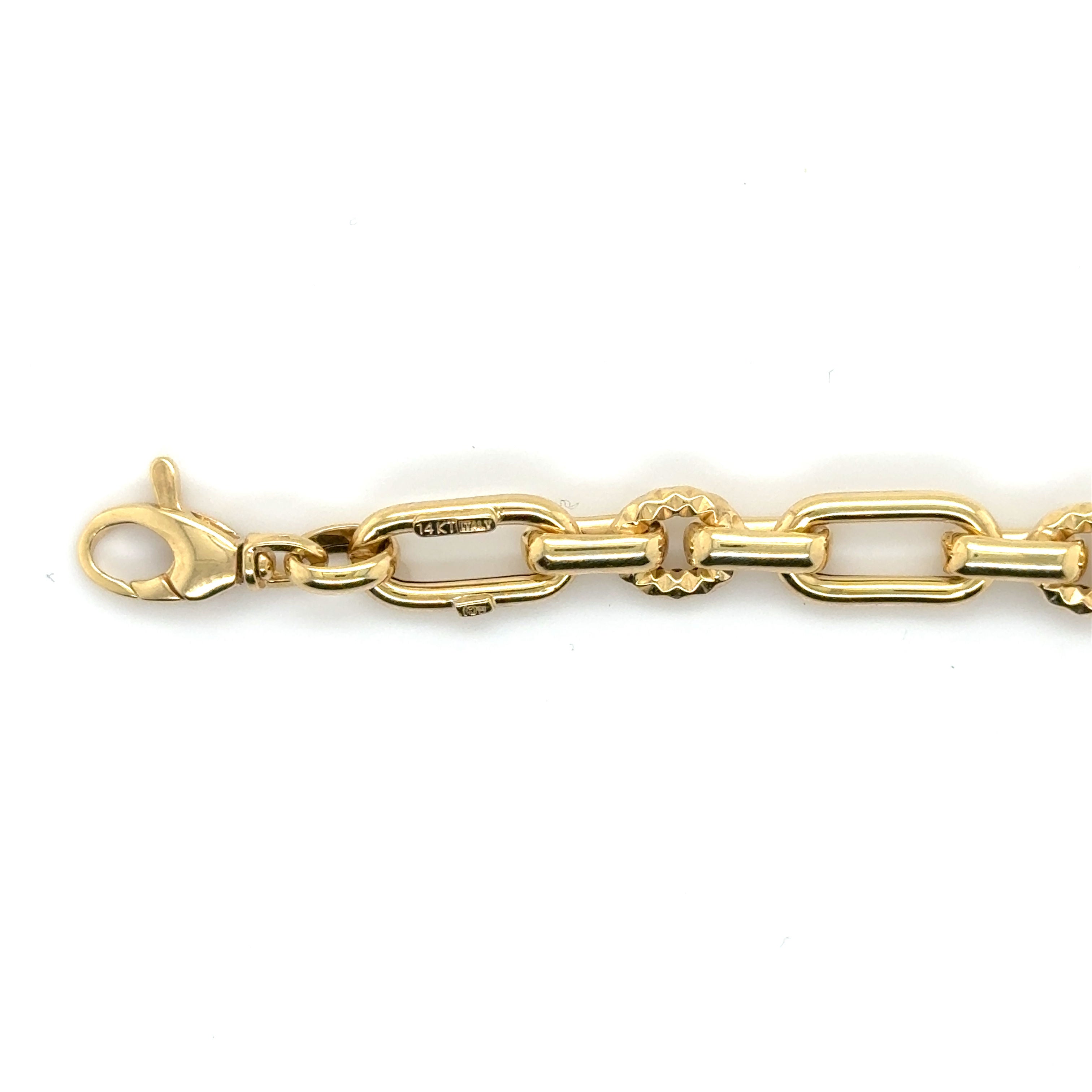 14K Solid Gold Cable Chain Bracelet – Elegant, Durable, Timeless