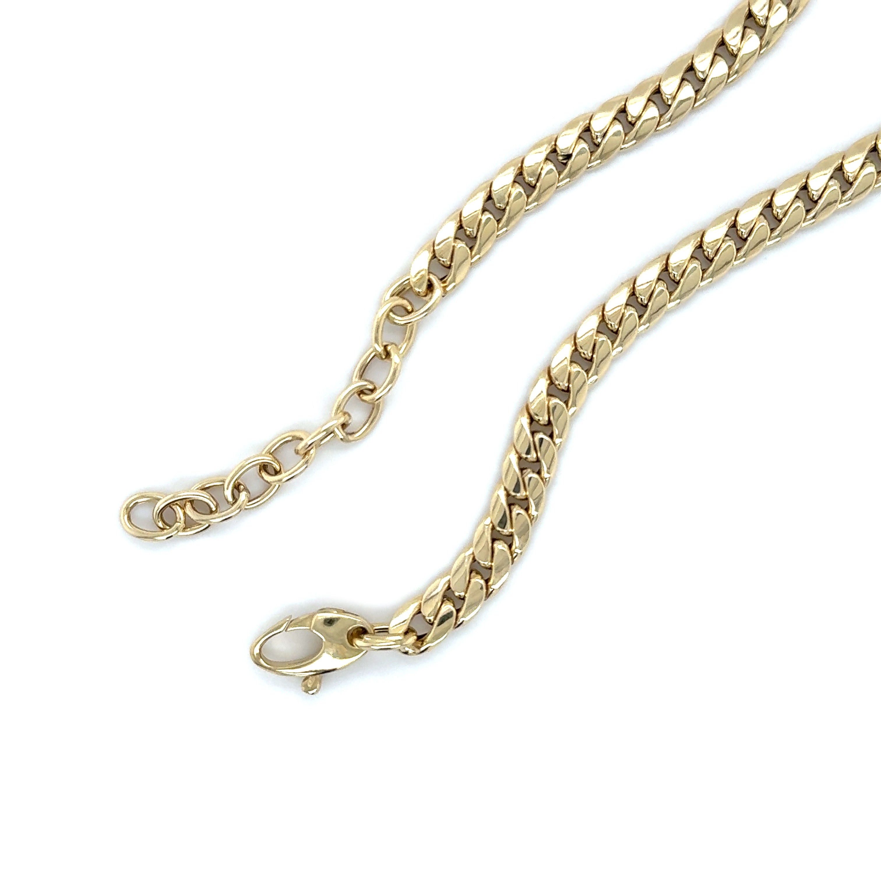 14K GOLD WOMEN MIAMI CUBAN NECKLACE