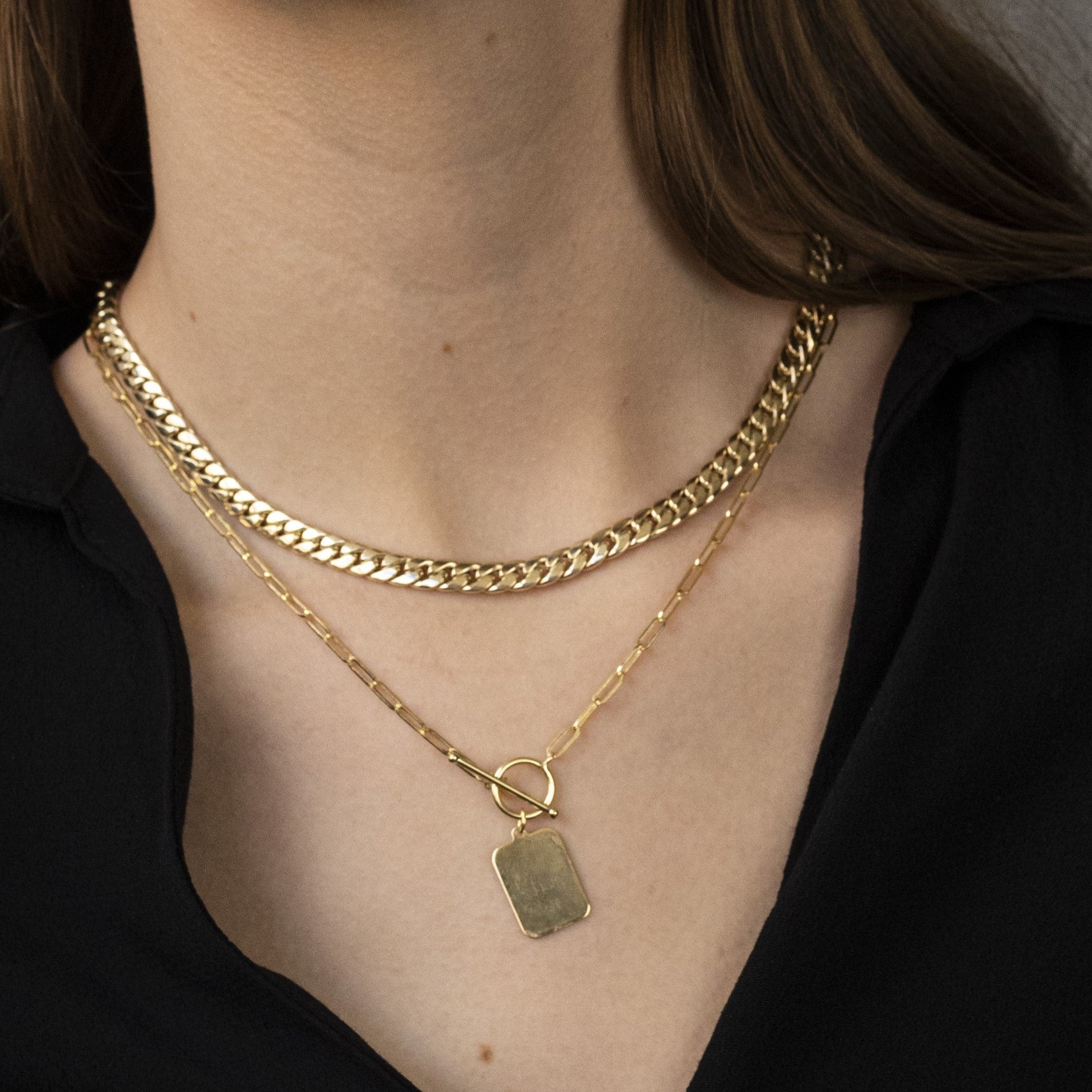 14K GOLD WOMEN MIAMI CUBAN NECKLACE