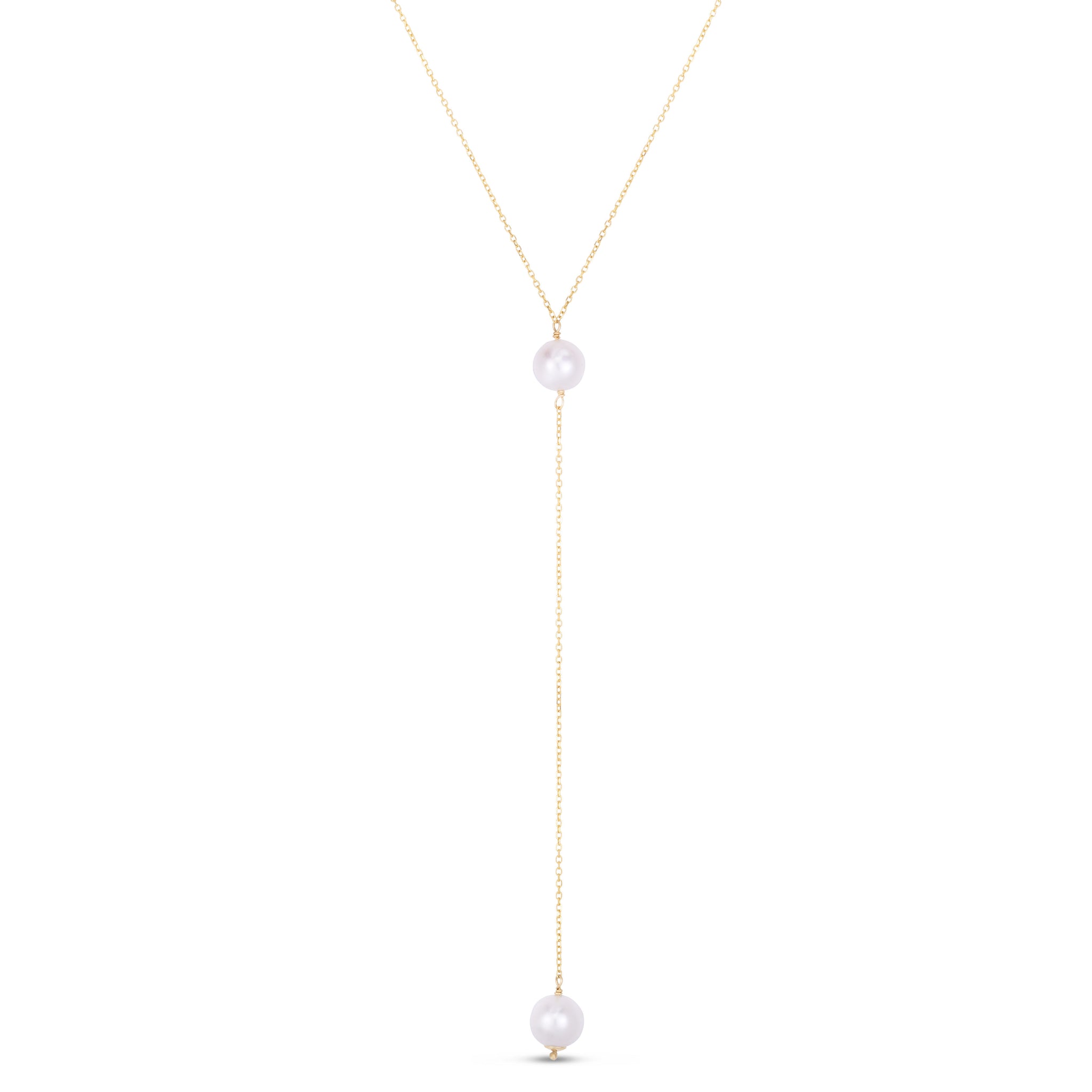 18K Elsie Pearl Lariat Necklace main image 0