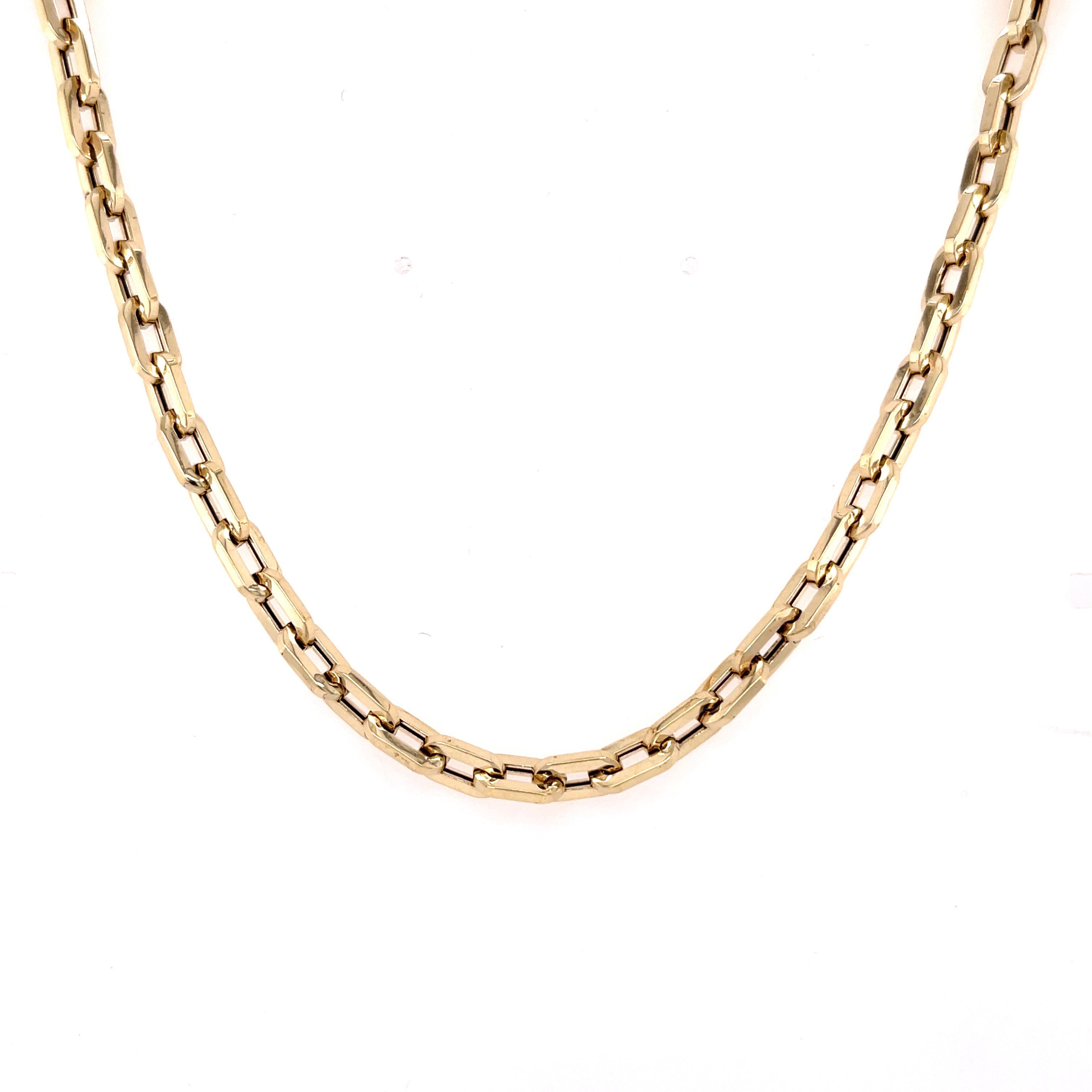14K Gold Chunky Cable Link Necklace