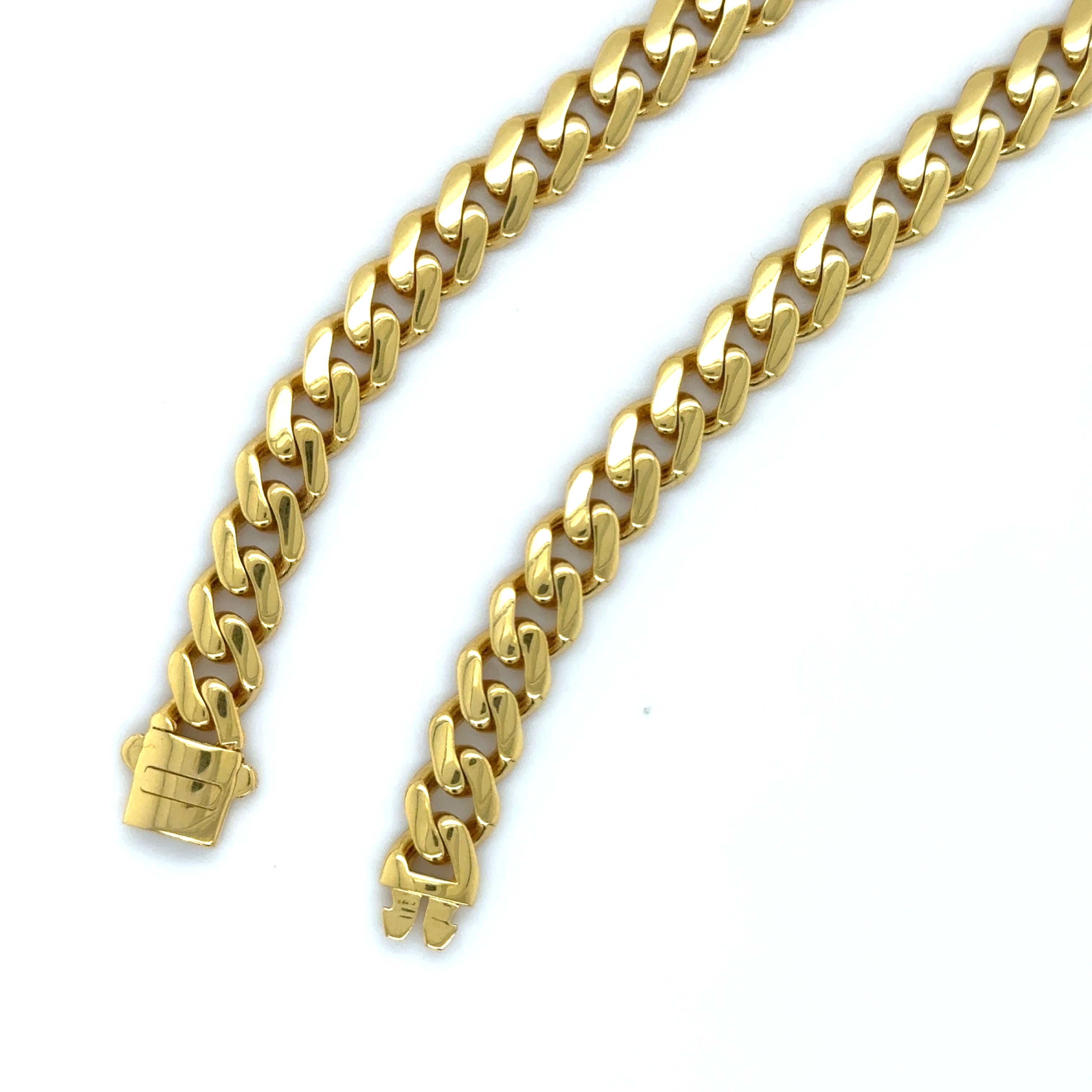 14K Gold 6.5 mm Miami Cuban Necklace
