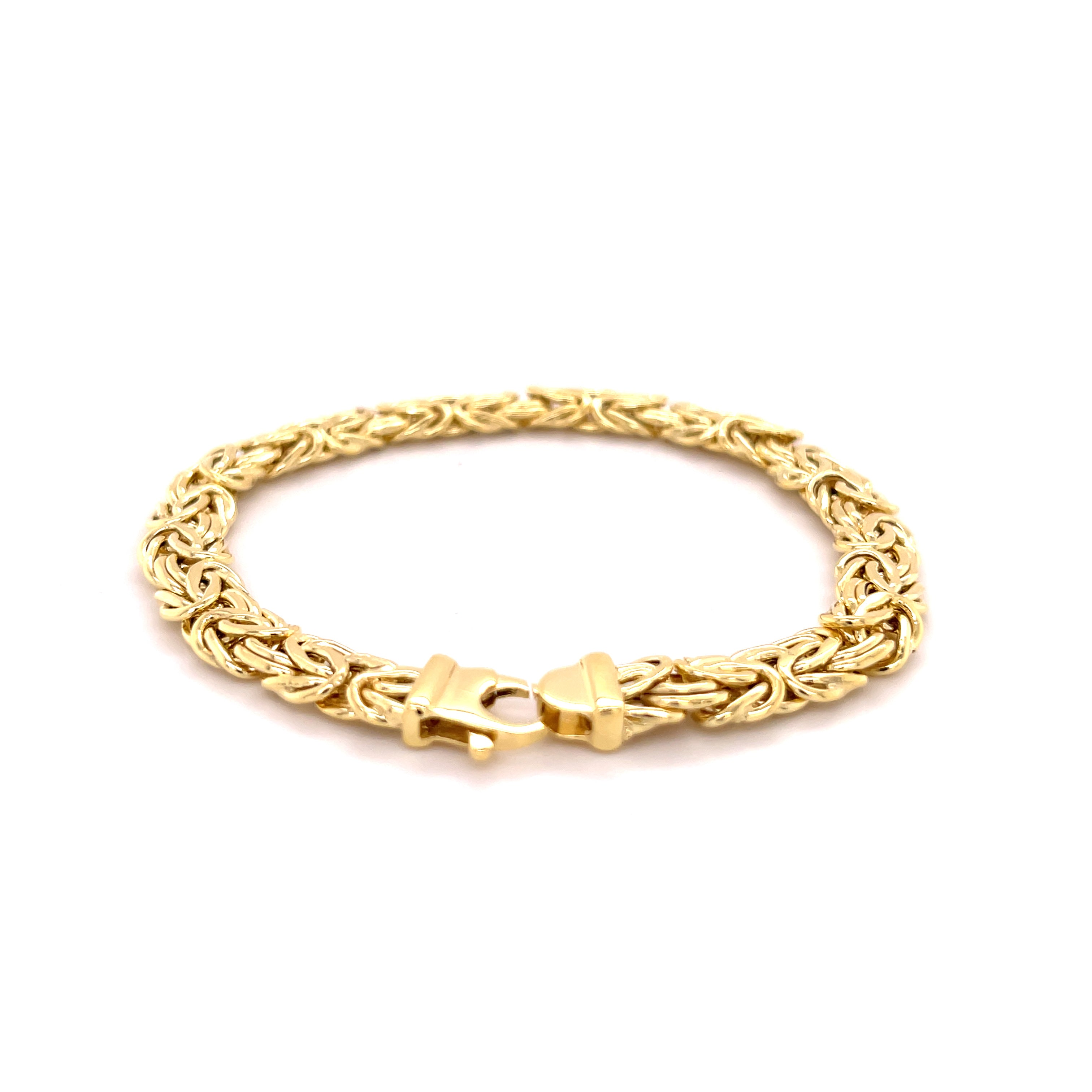 14K Gold Byzantine Bracelet