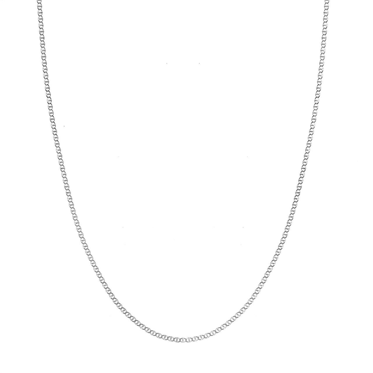 14K Solid Rose Gold Mariner Necklace Chain Women