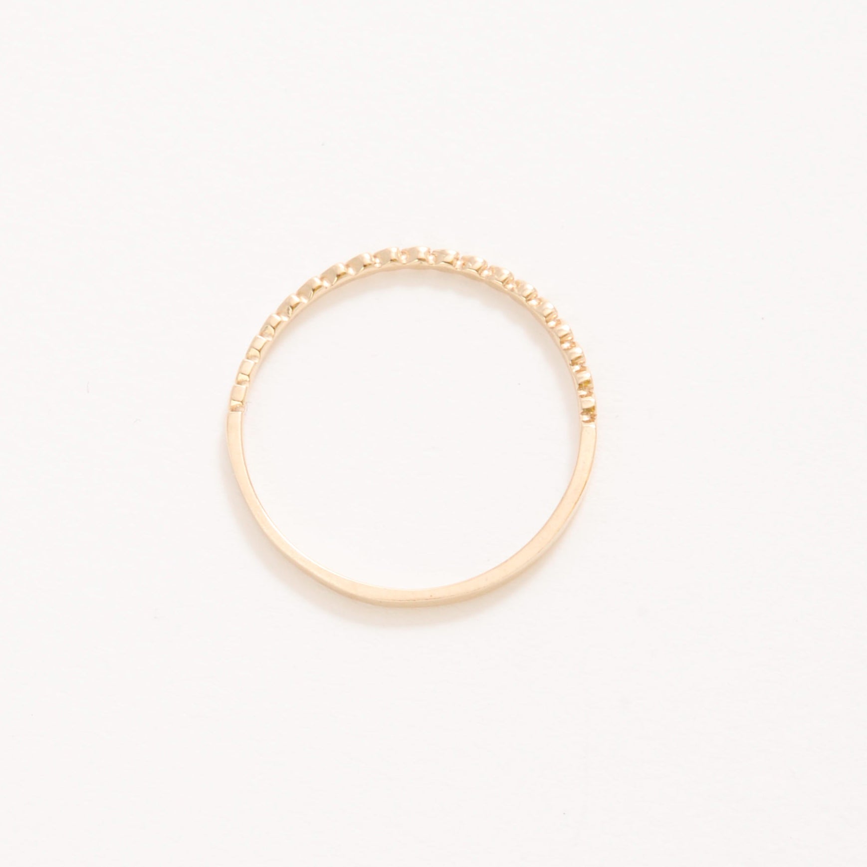 14K Gold Dainty Heart Ring