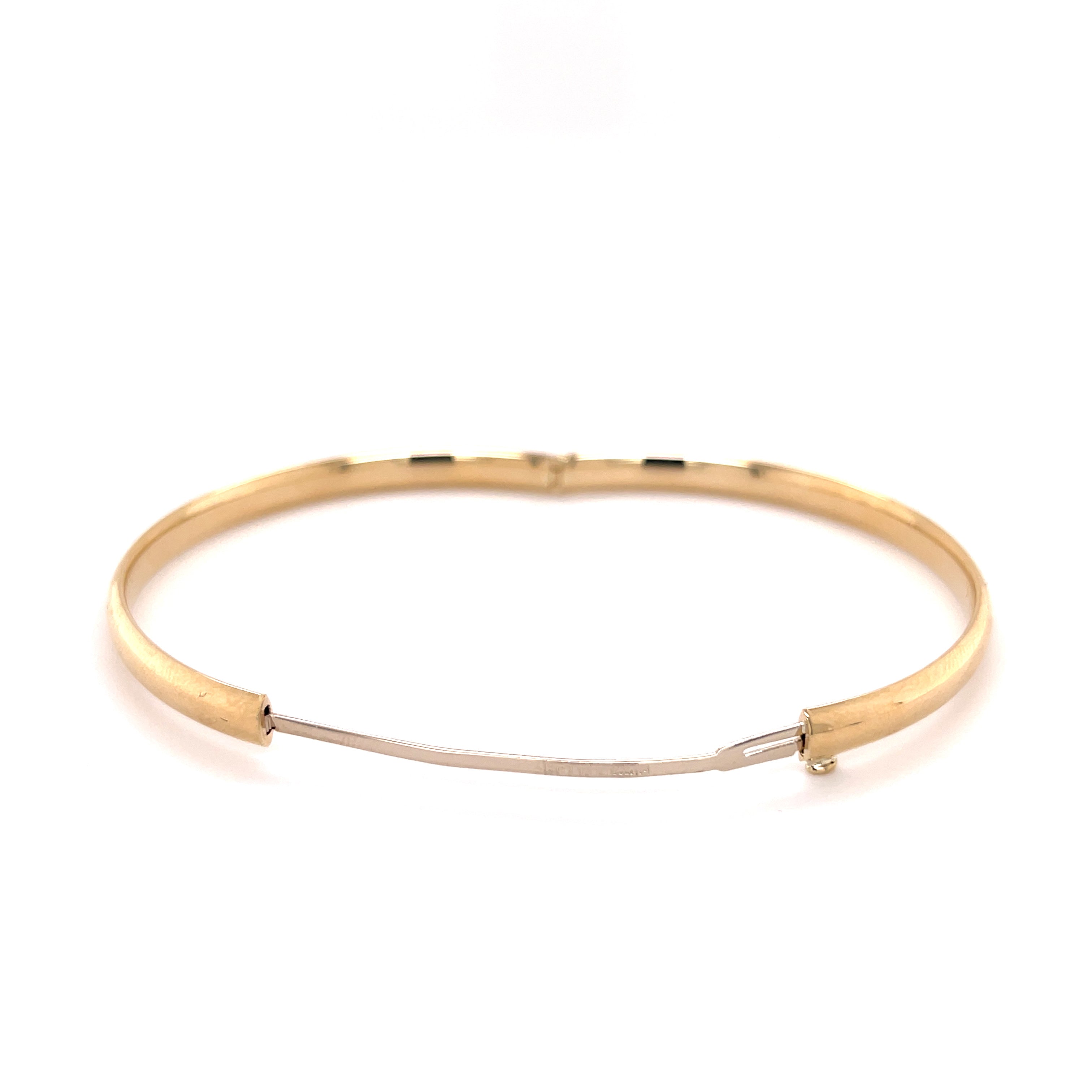 10K YELLOW GOLD BANGLE BRACELET