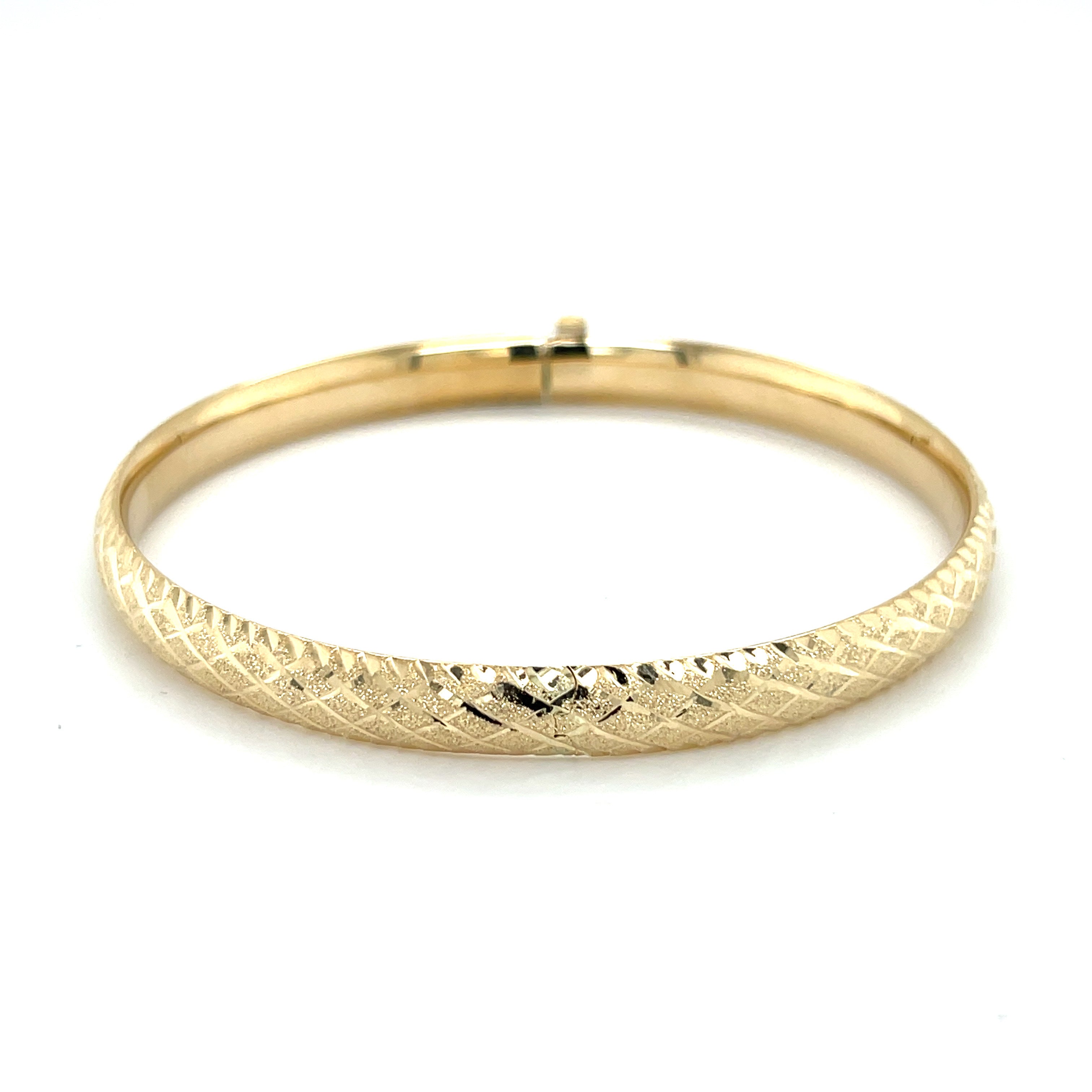 14k yellow gold bangle bracelet