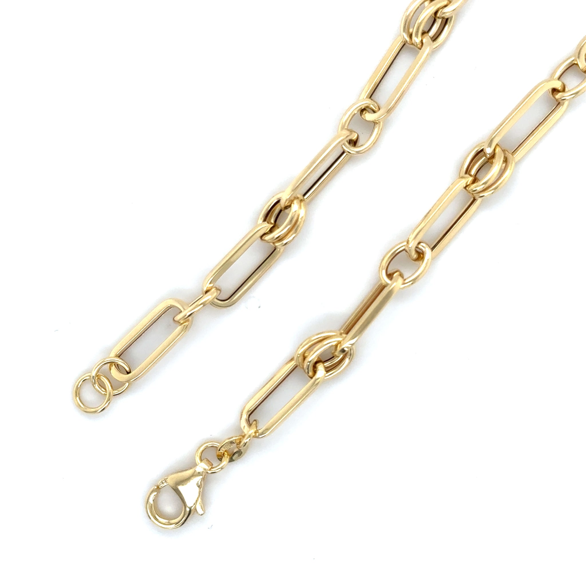 Justine Paper Link Coin Necklace – Gold Plated