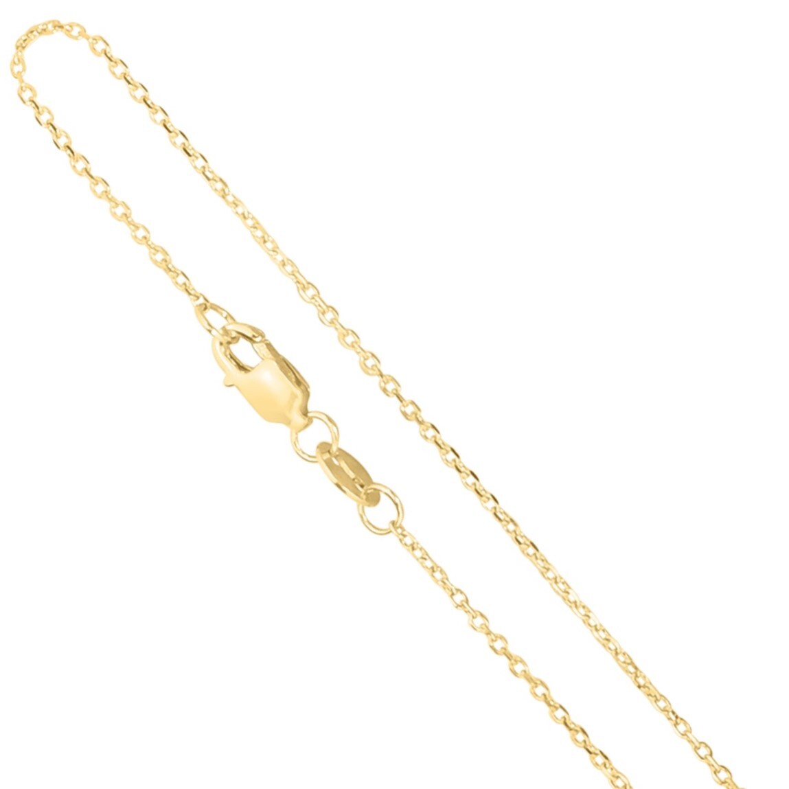 14K Gold And Diamond Oval North Star Locket Necklace