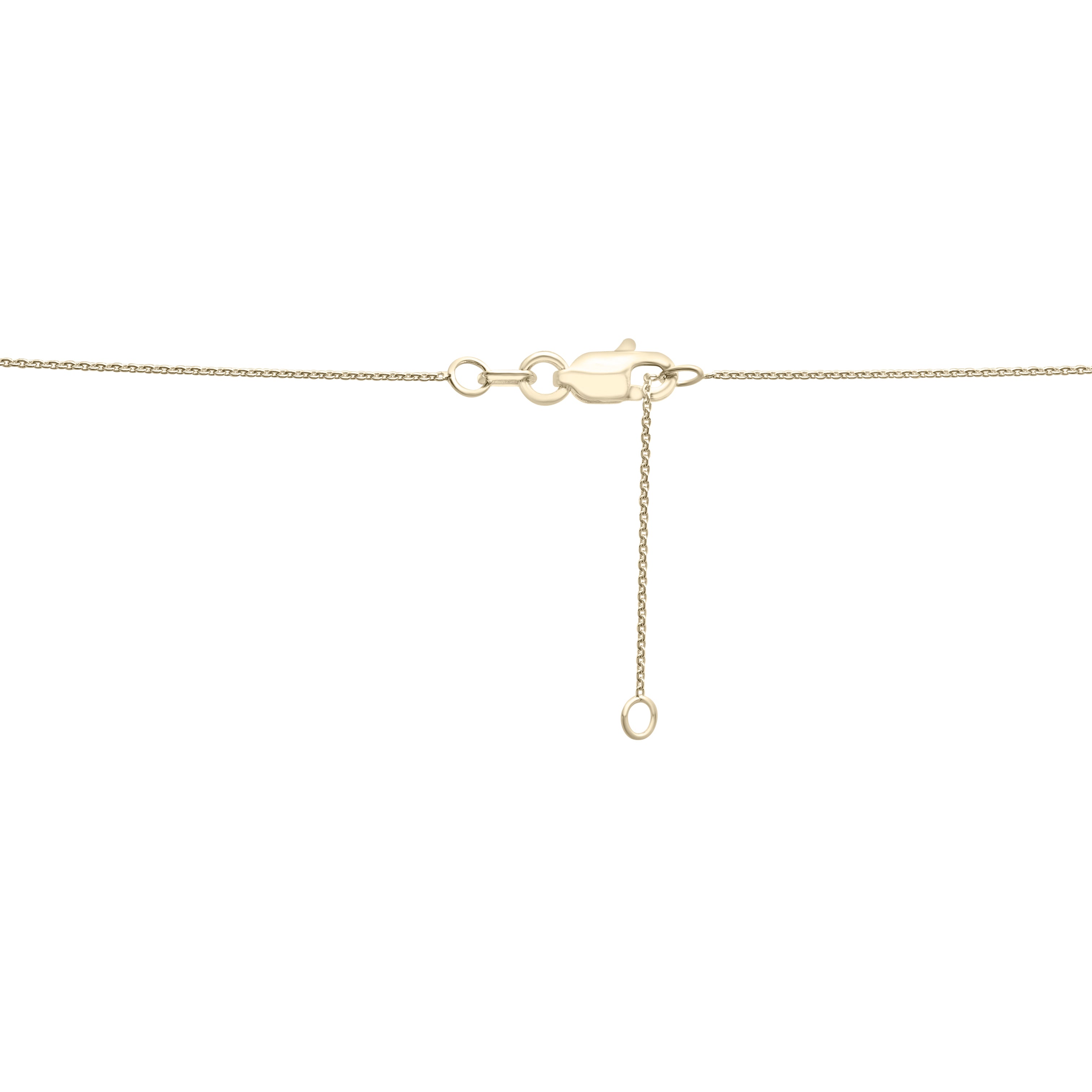 Diamond Trio Circle Pendant Necklace In 14K Gold