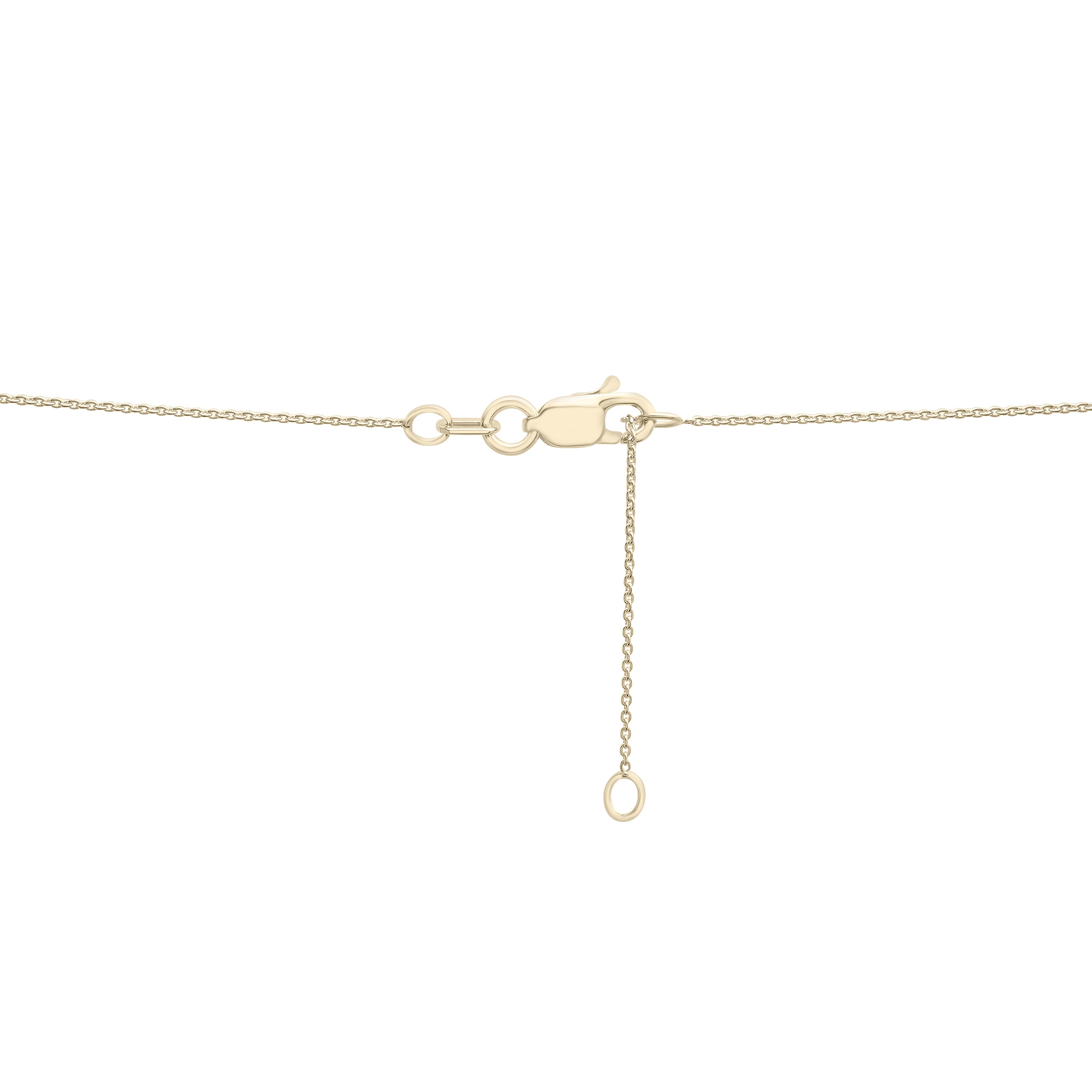Diamond Duo Cushion Pendant Necklace In 14K Gold