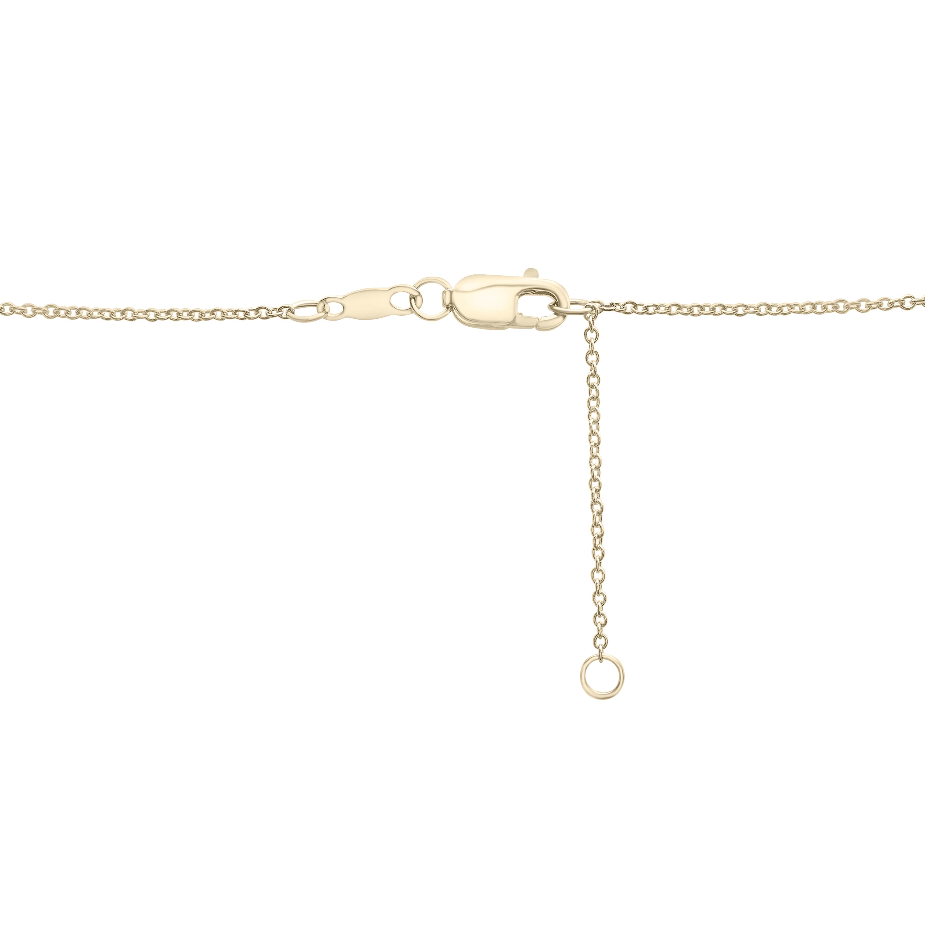 Diamond Star Necklace In 14K Gold