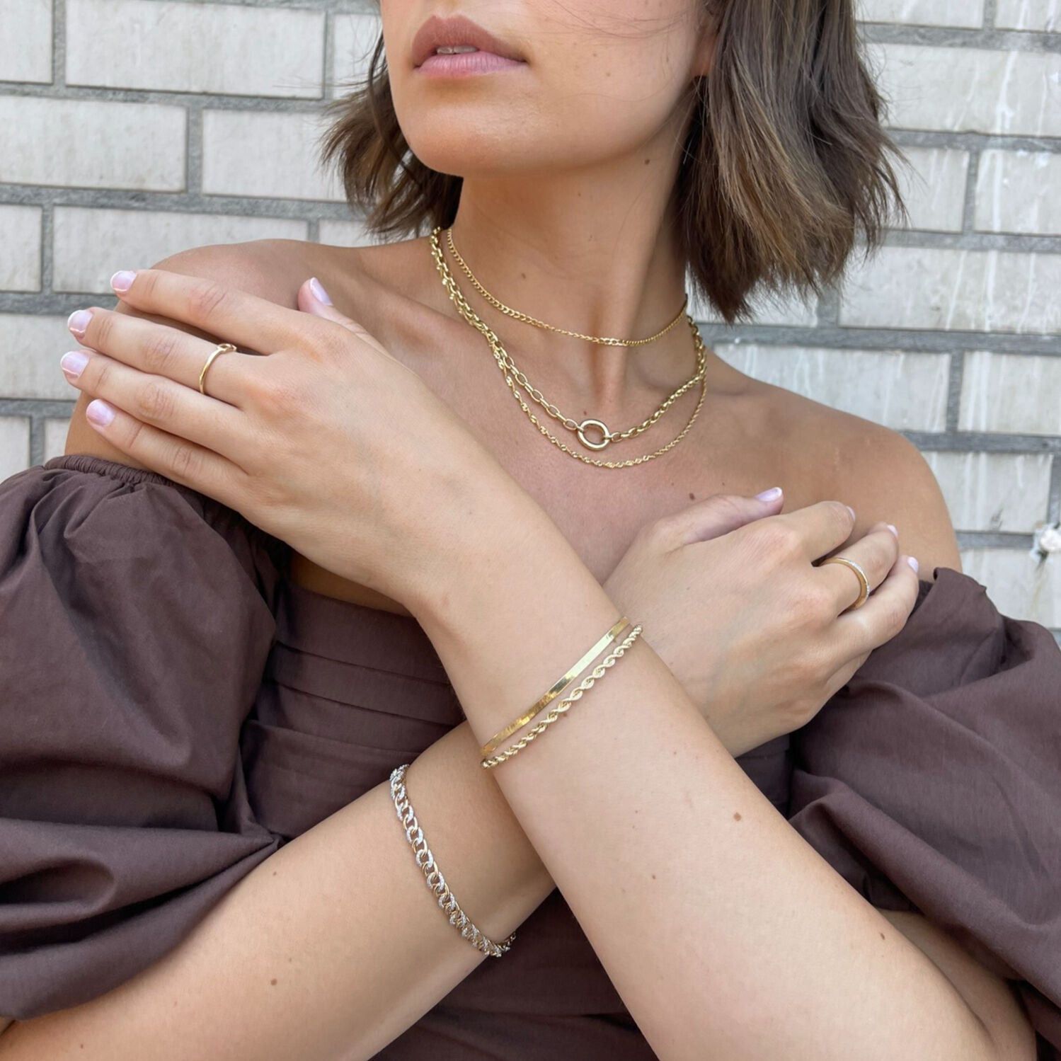 14K Yellow Gold Diamond Pave Curb Link Bracelet – Elegant, Sparkling, Timeless