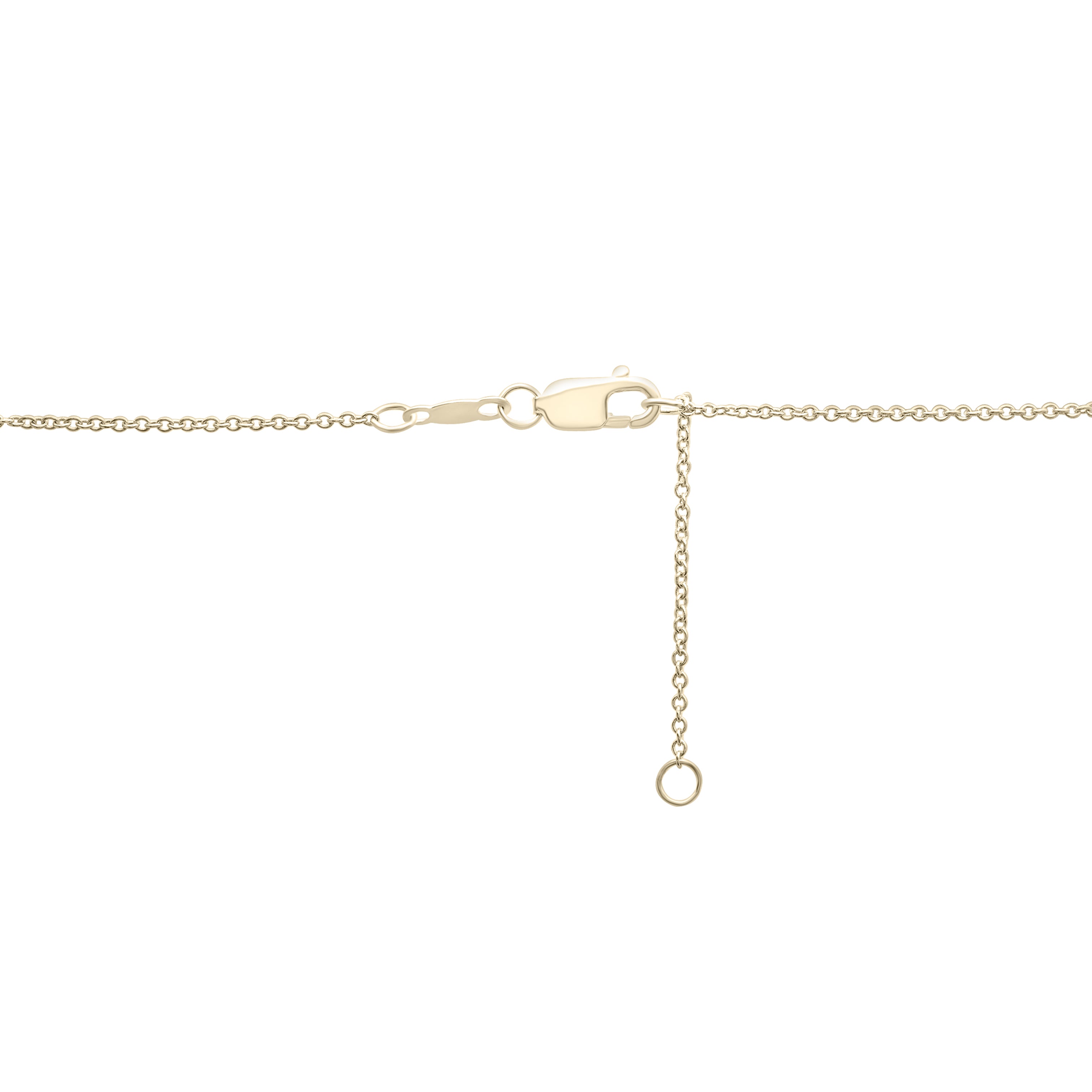 Pearl Solitaire Necklace In 14K Gold