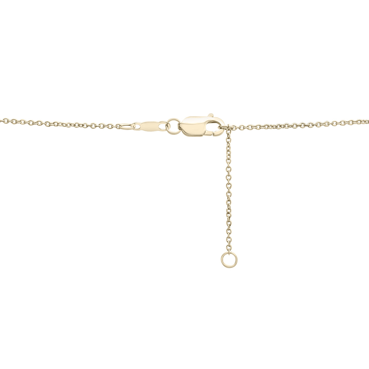 14K Yellow Gold Pearl Bar Necklace