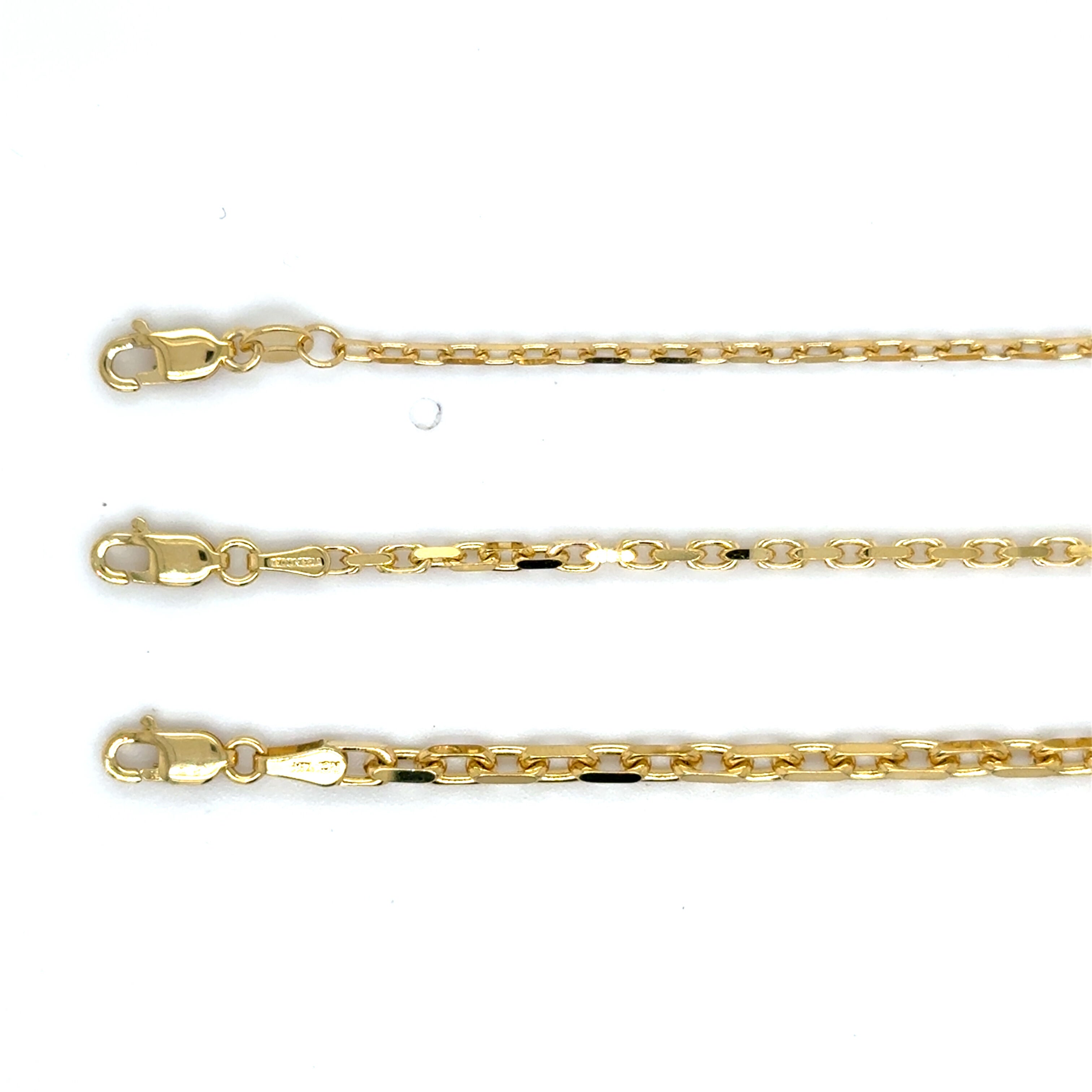 14K Cable Link Necklace