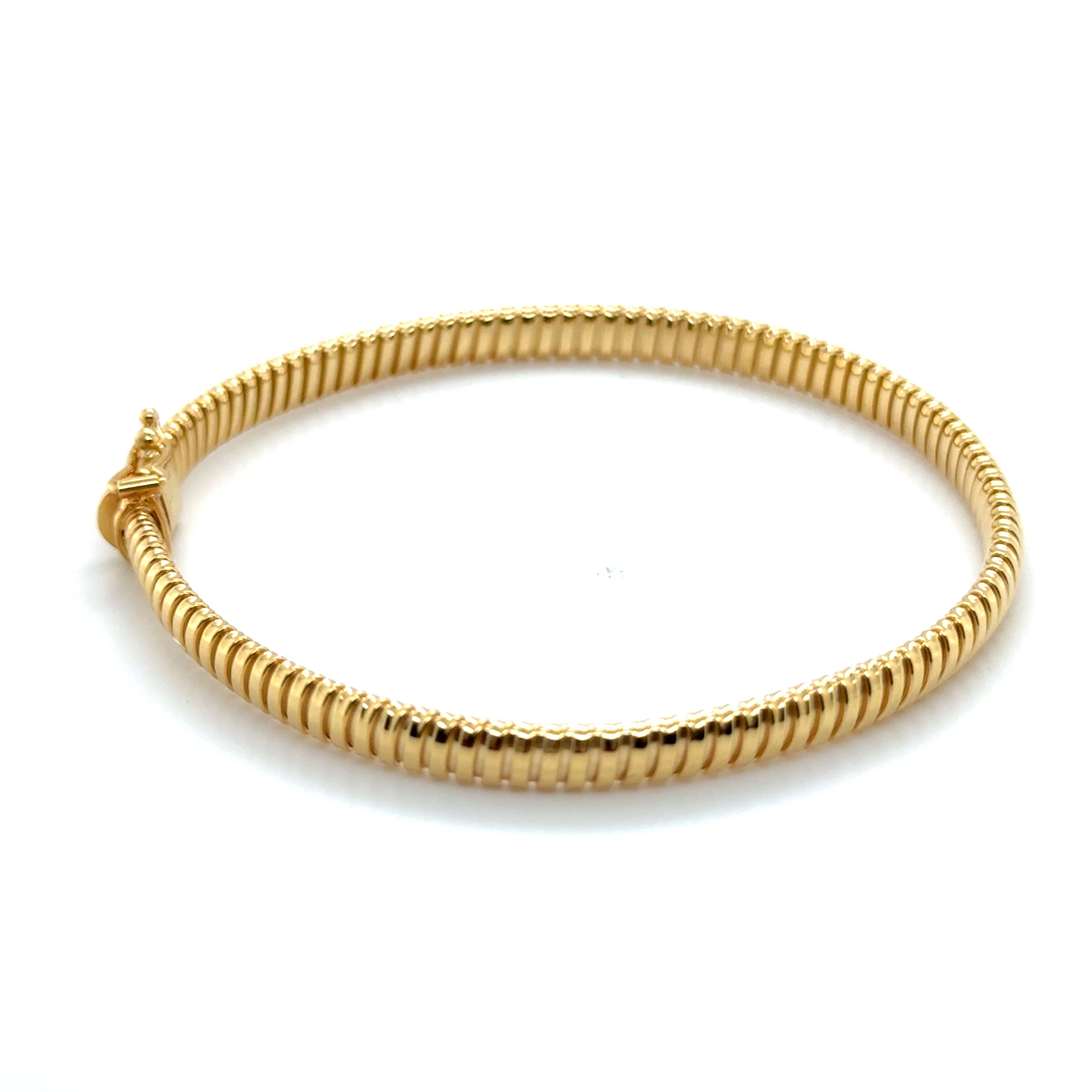 14K Gold 5mm Tobogas Bracelet: 7.25" Elegant & Timeless
