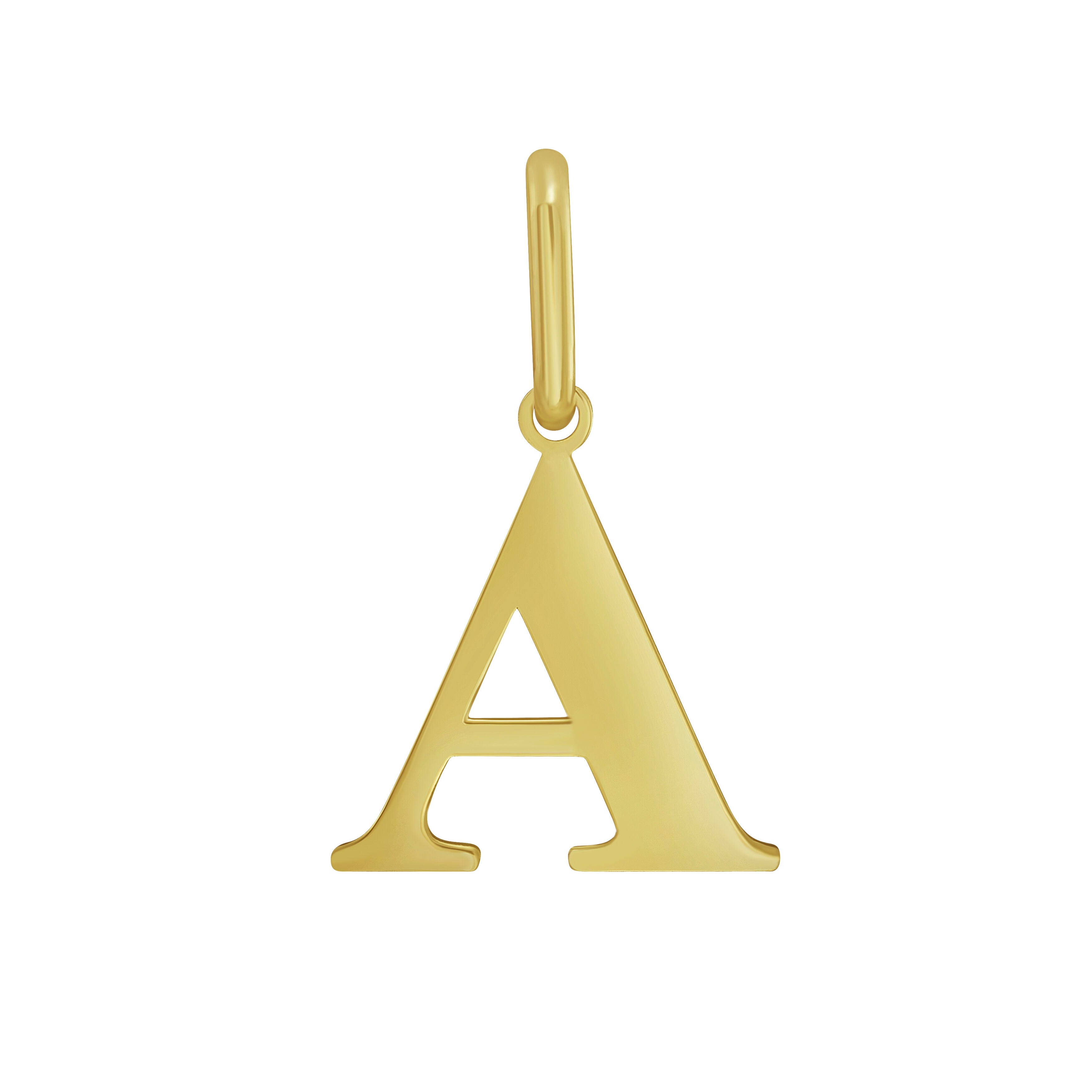 14K Gold Initial Charm / Pendant