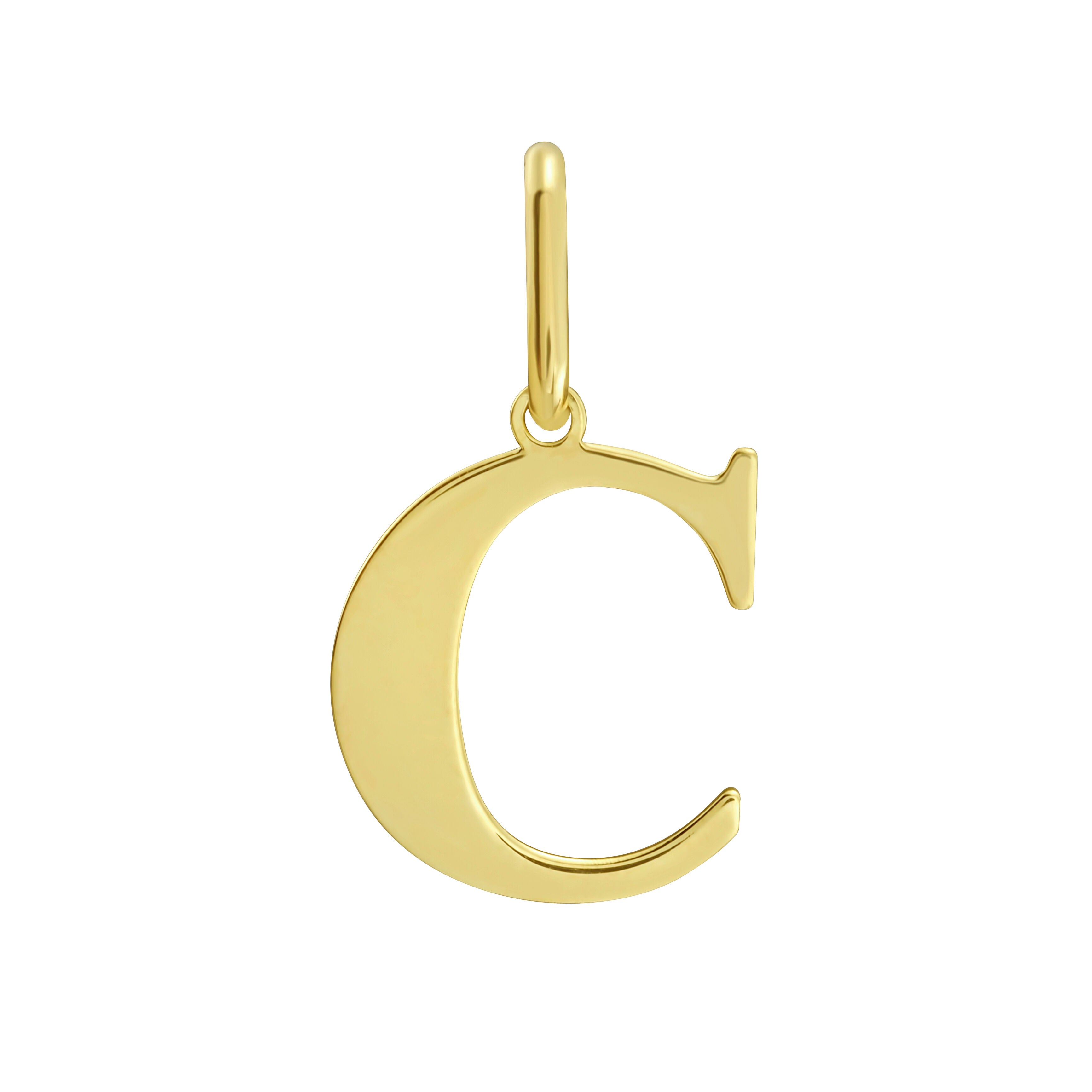 14K Gold Initial Charm / Pendant