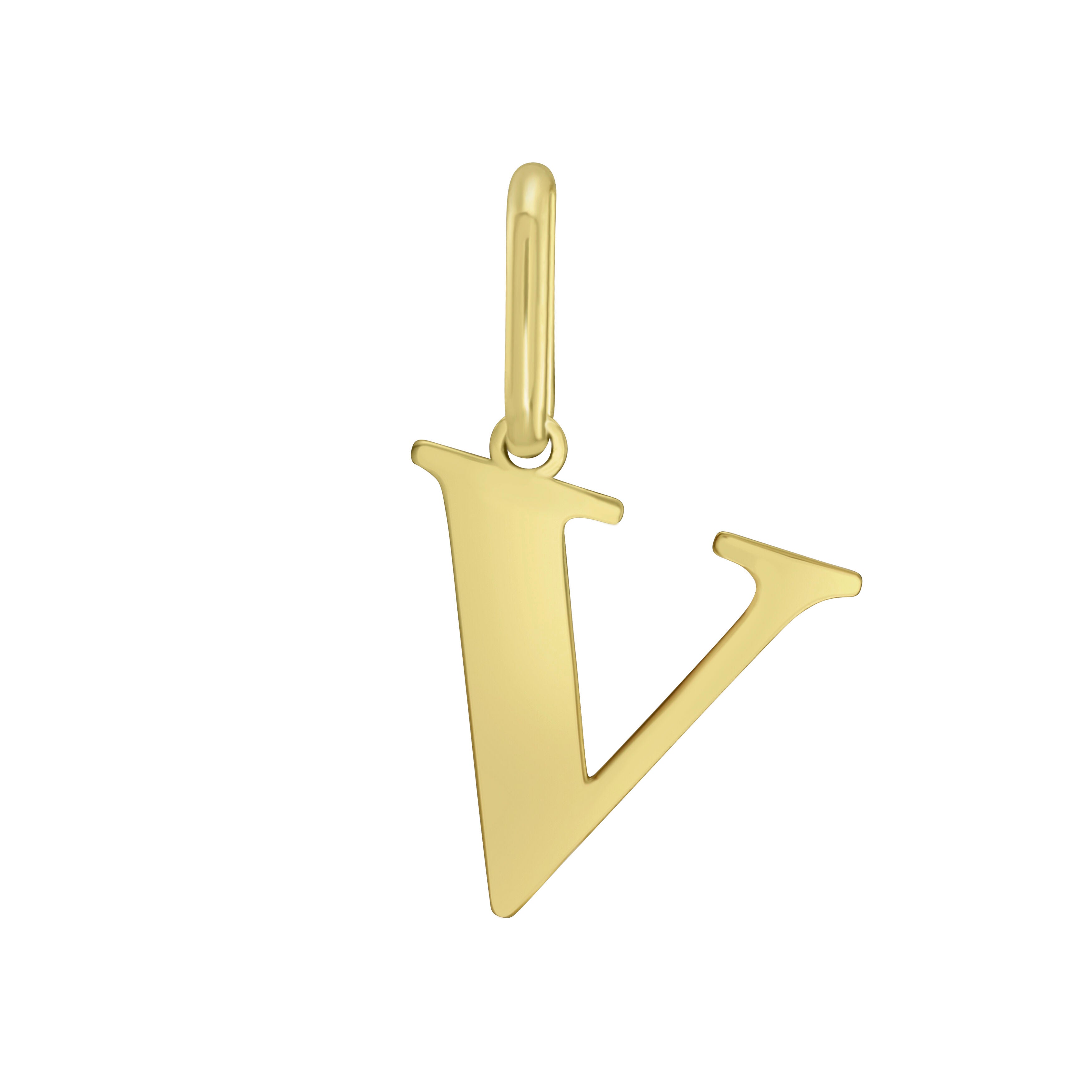 14K Gold Initial Charm / Pendant