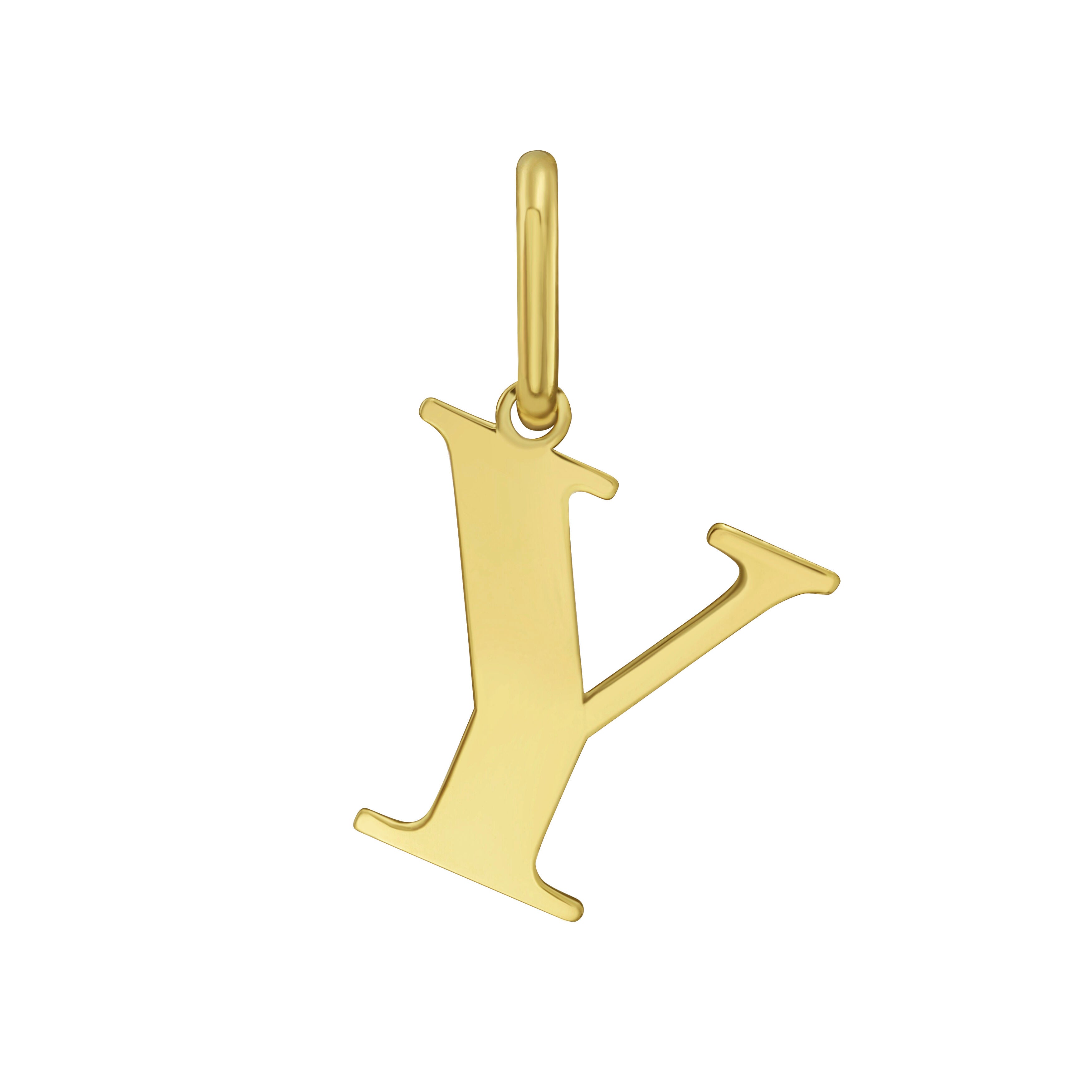 14K Gold Initial Charm / Pendant