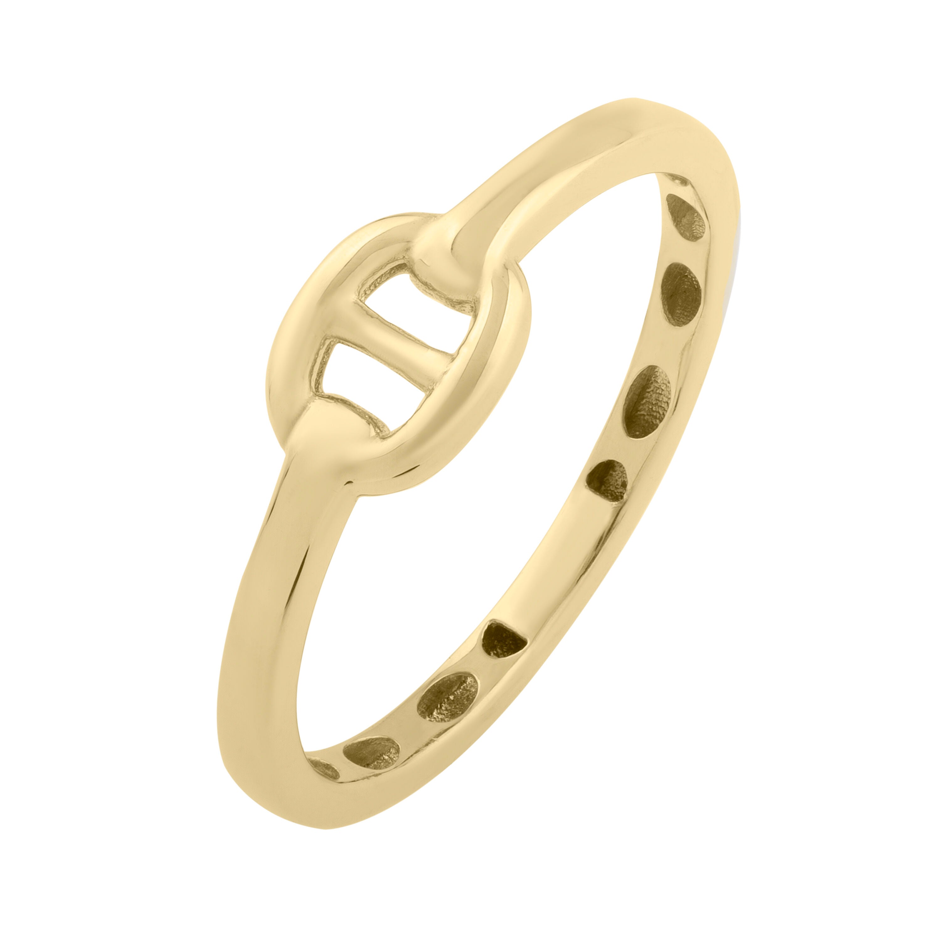 14K Yellow Gold Mariner Link Ring
