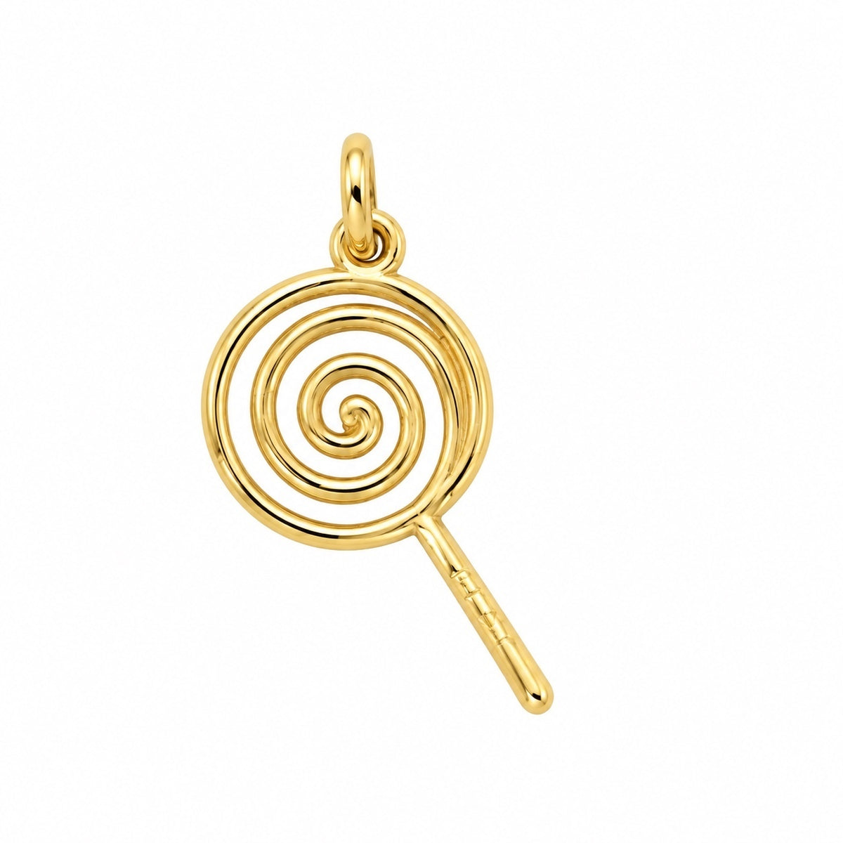 14K Yellow Gold Snowflake Charm