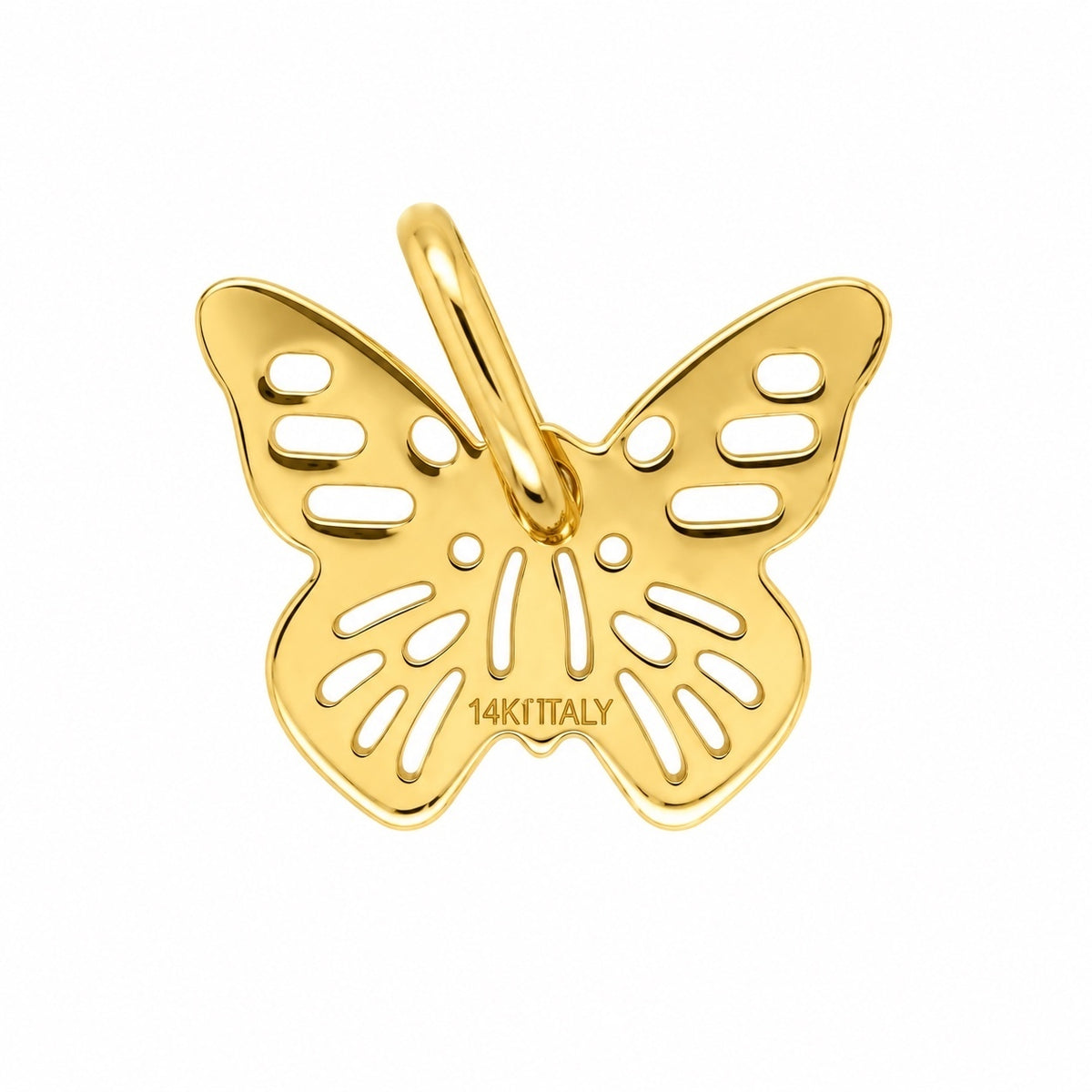 14K Yellow Gold Christmas Tree Charm