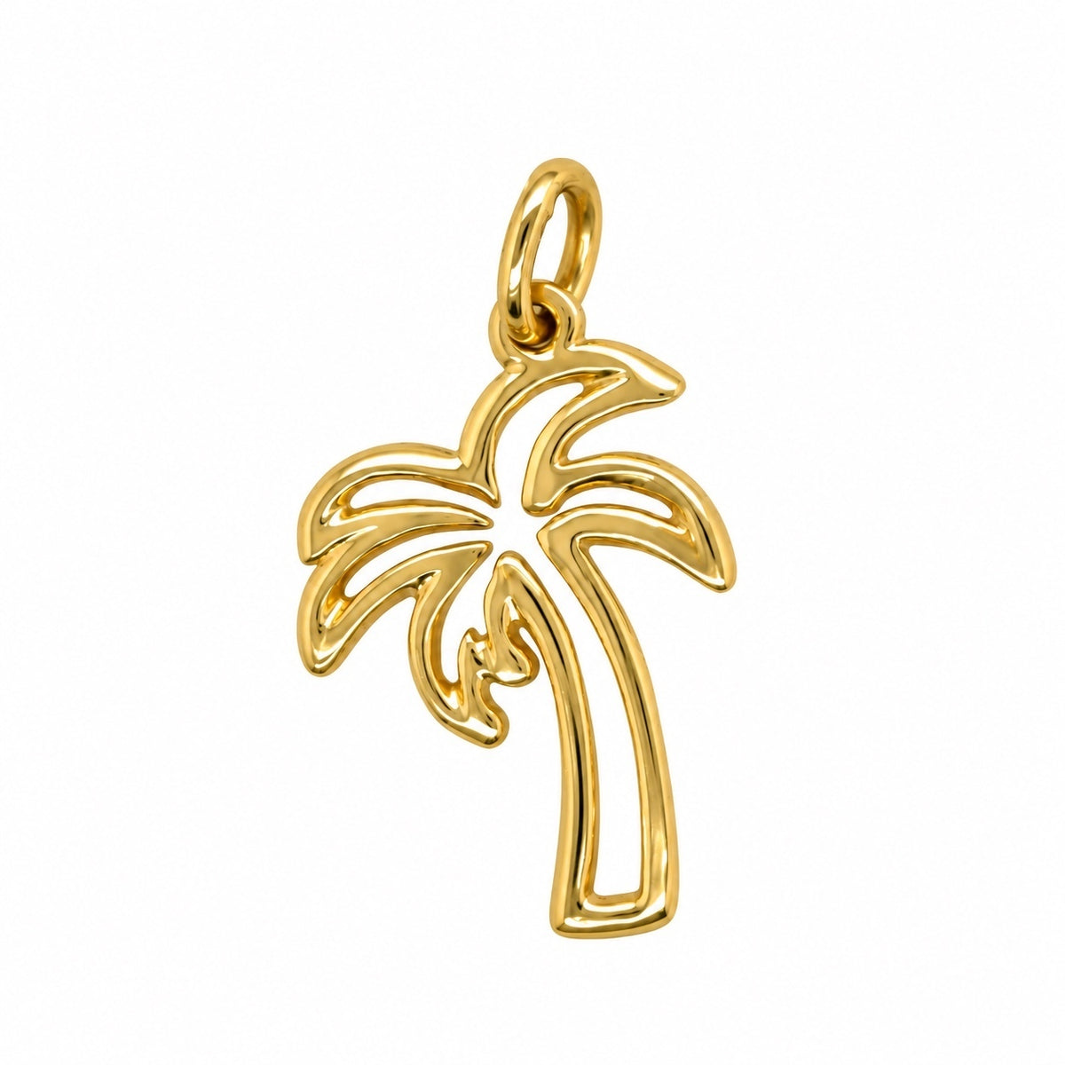 14K Yellow Gold Christmas Tree Charm