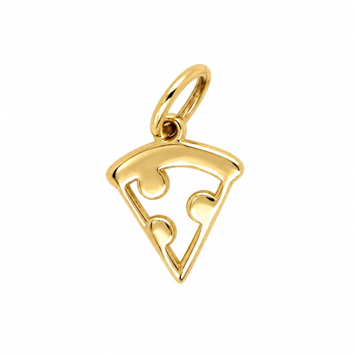 14K Yellow Gold Christmas Tree Charm