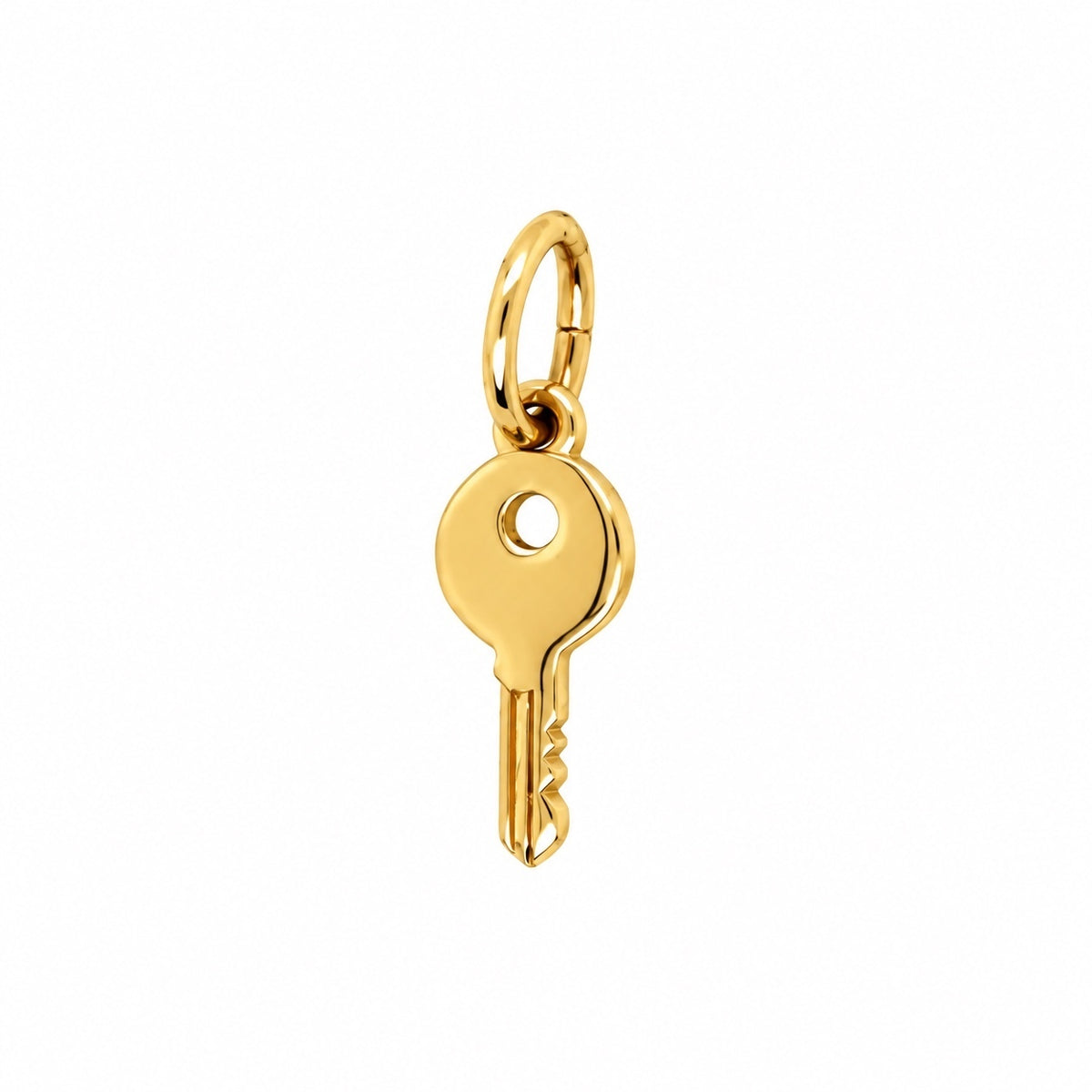 14K Yellow Gold Snowman Charm