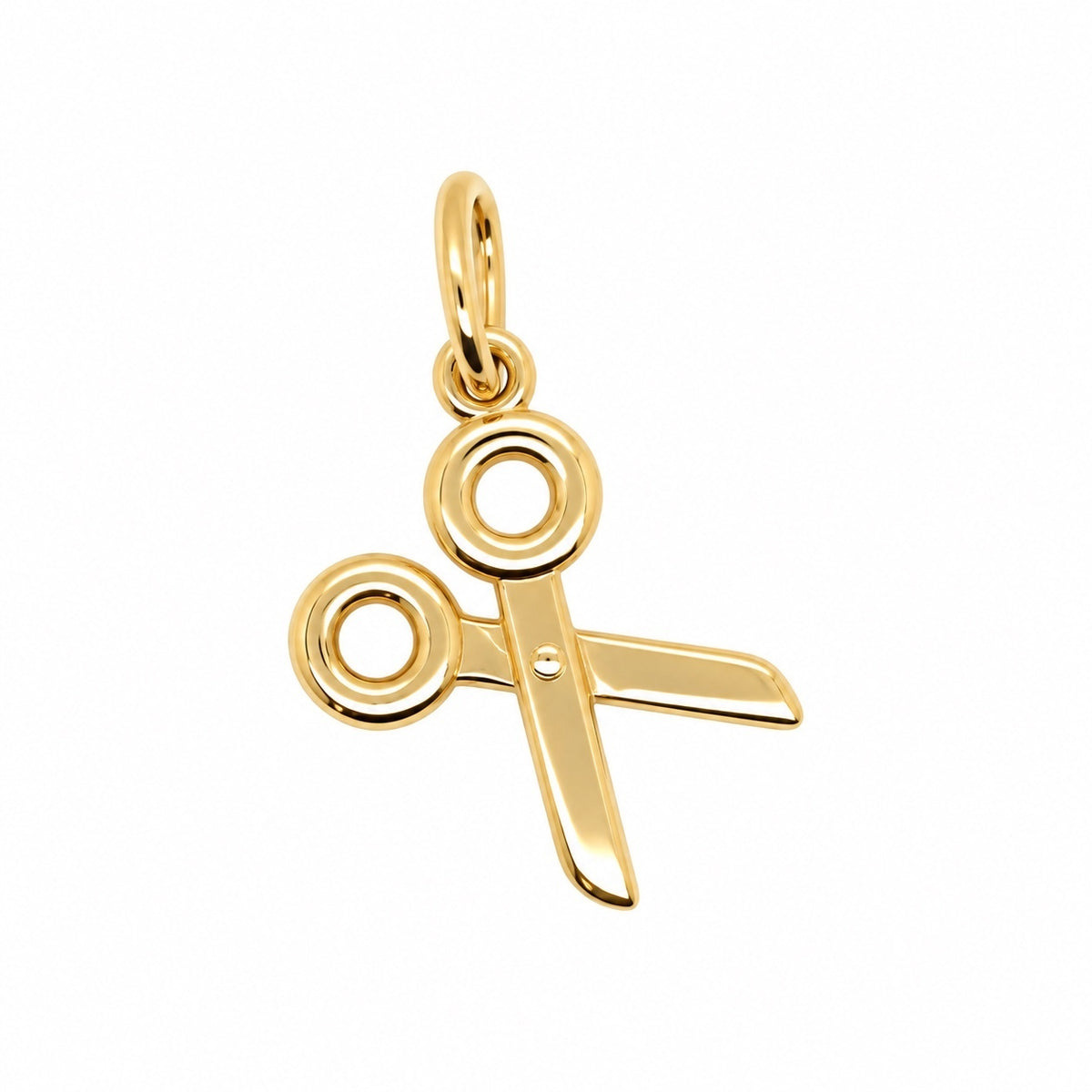 14K Yellow Gold Snowman Charm