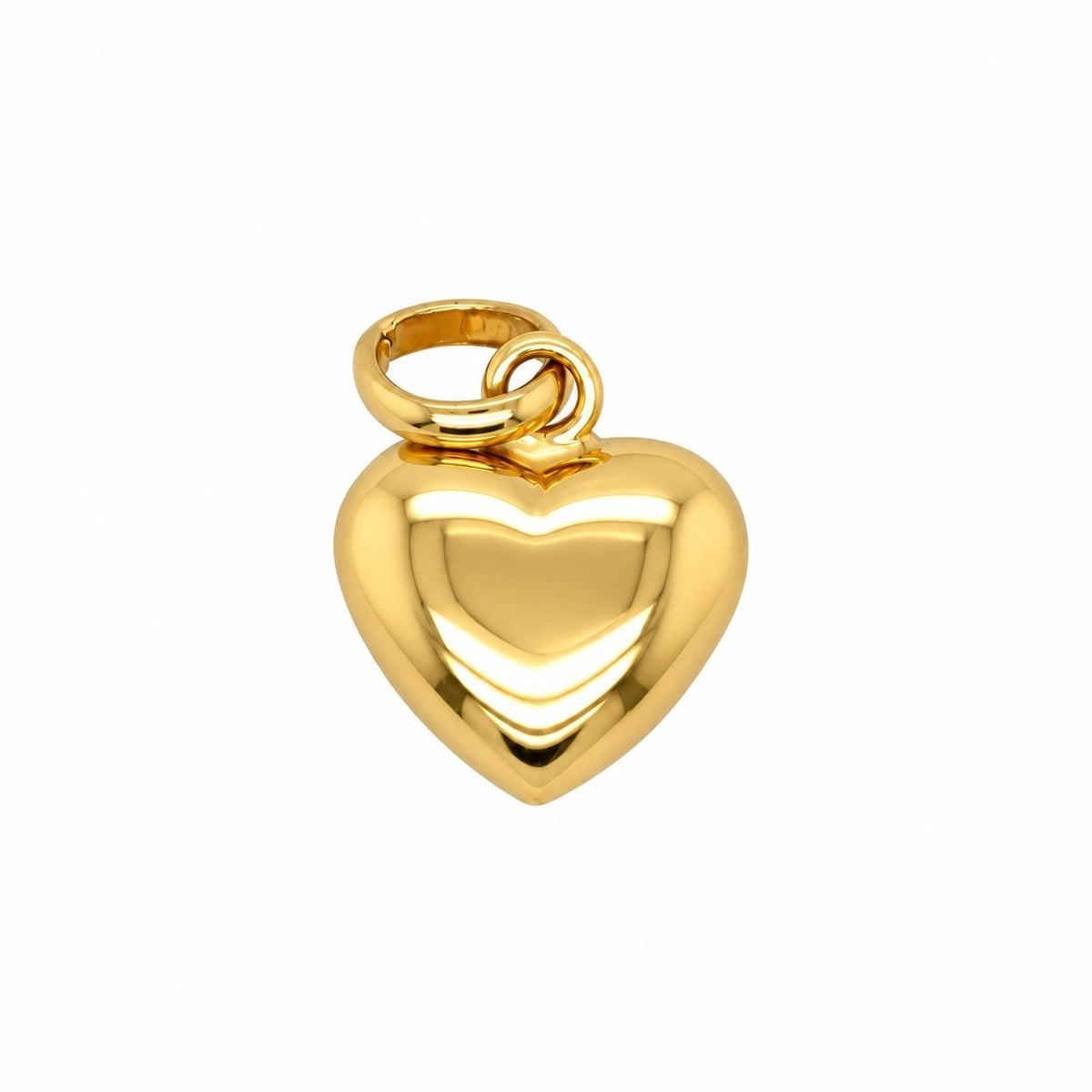 14K Yellow Gold Candy Cane Charm