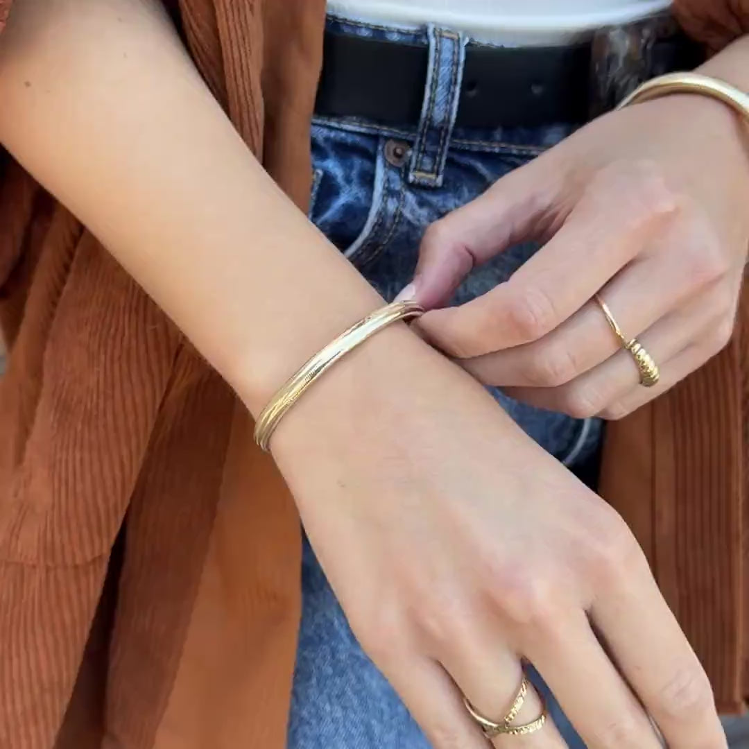 Gold bracelet crafted for everyday elegance and tarnish resistance