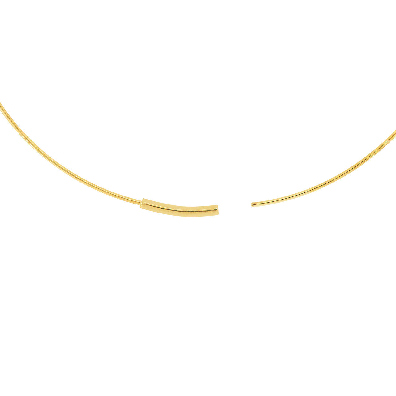 14k gold endless thin hoops