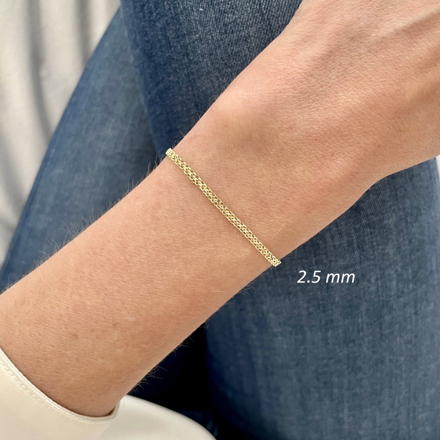 14K Gold Bismark Bracelet