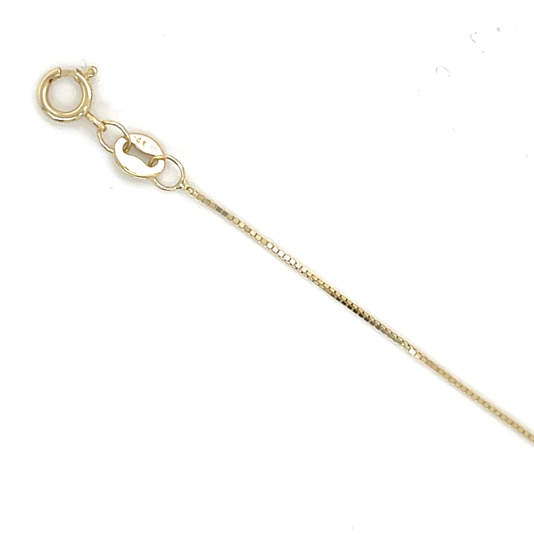 14K Gold Large Open Heart Pendant Necklace