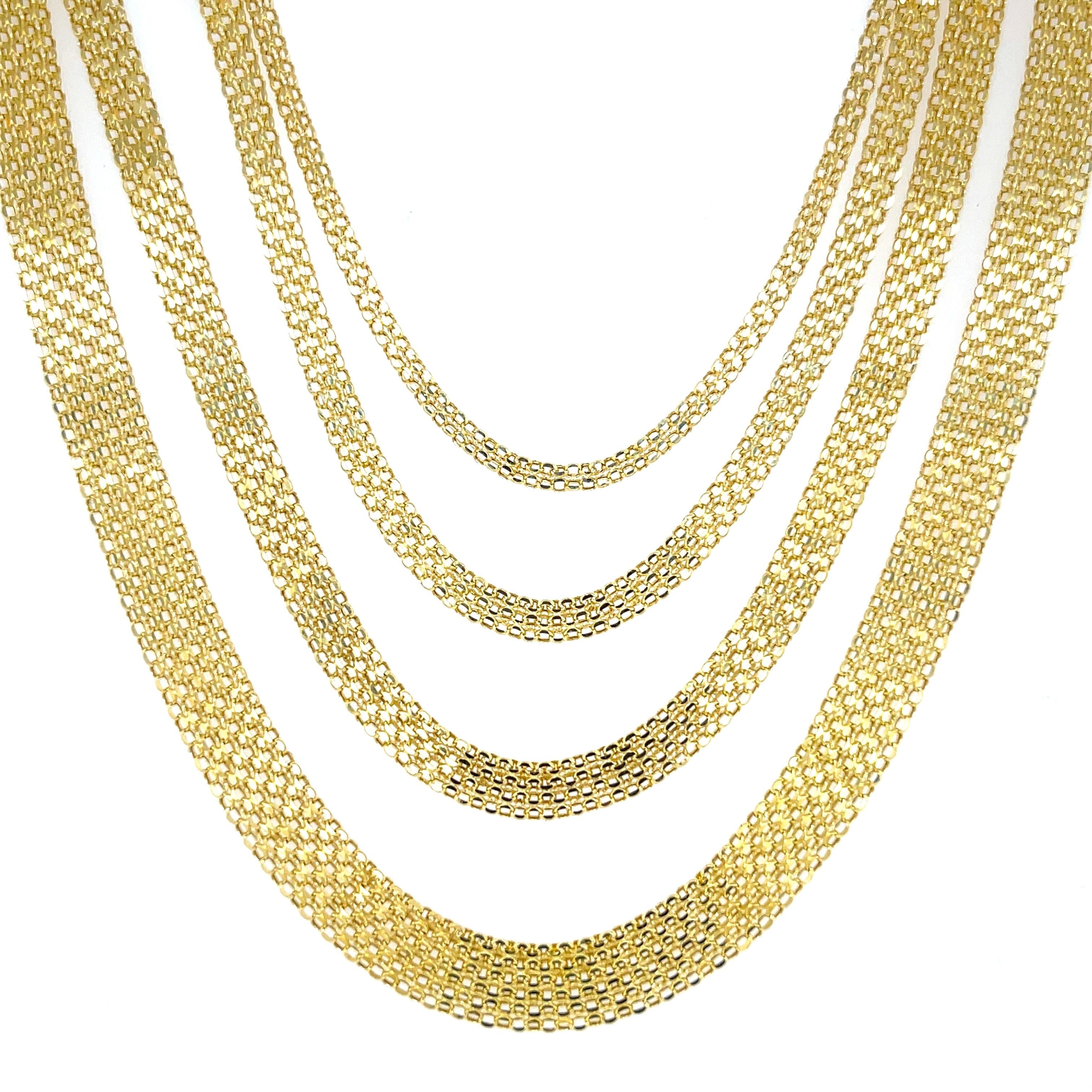 14K Gold Bismark Necklace