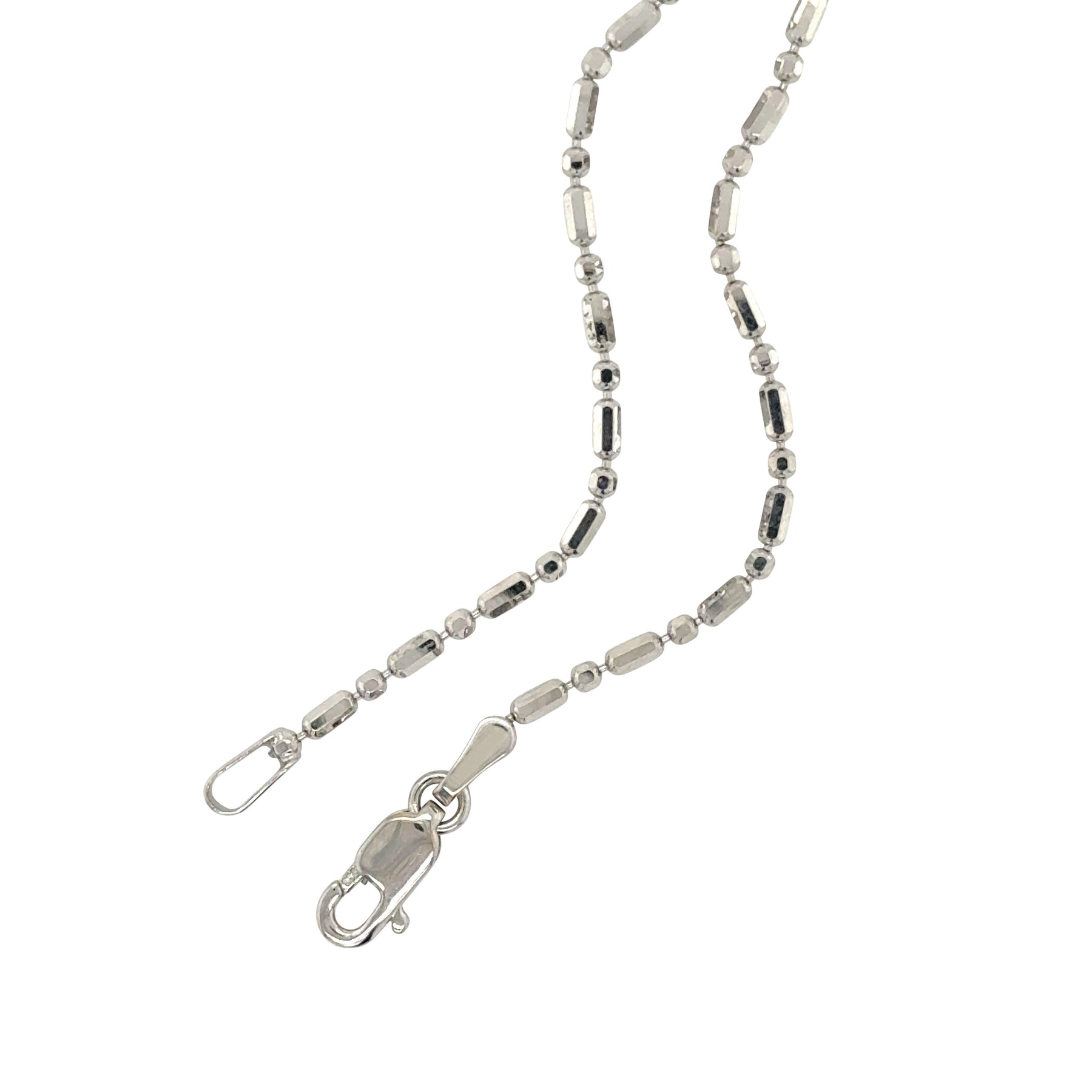 PennyLine inc - Beaded Bracelets set of 4 Off-White Glass Beads with Gold