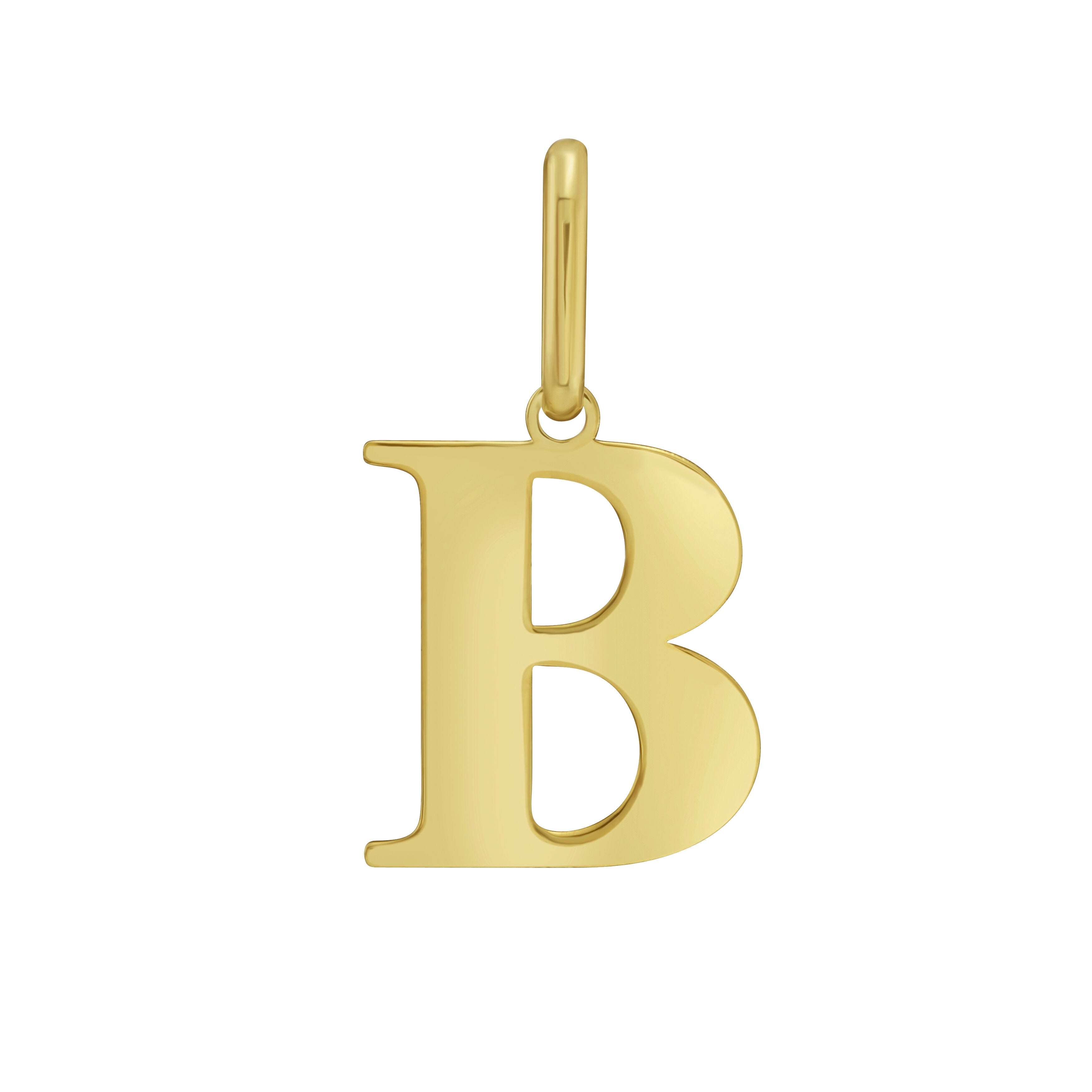 14K Gold Initial Charm / Pendant
