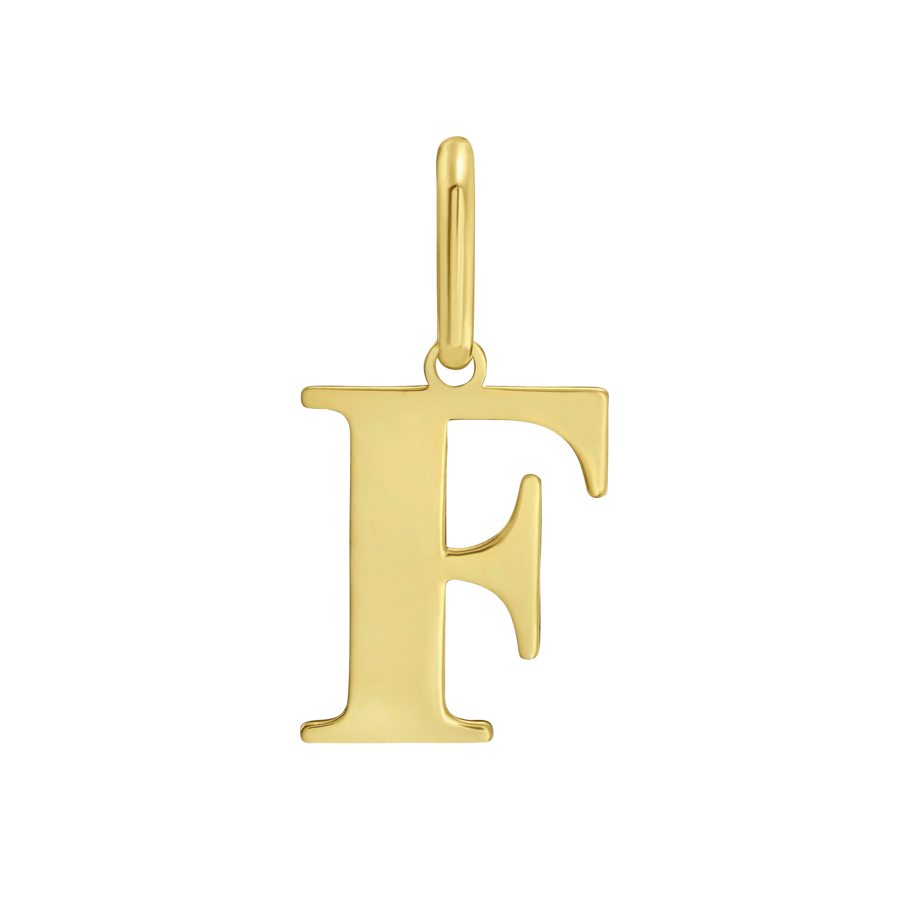 14K Gold Initial Charm / Pendant