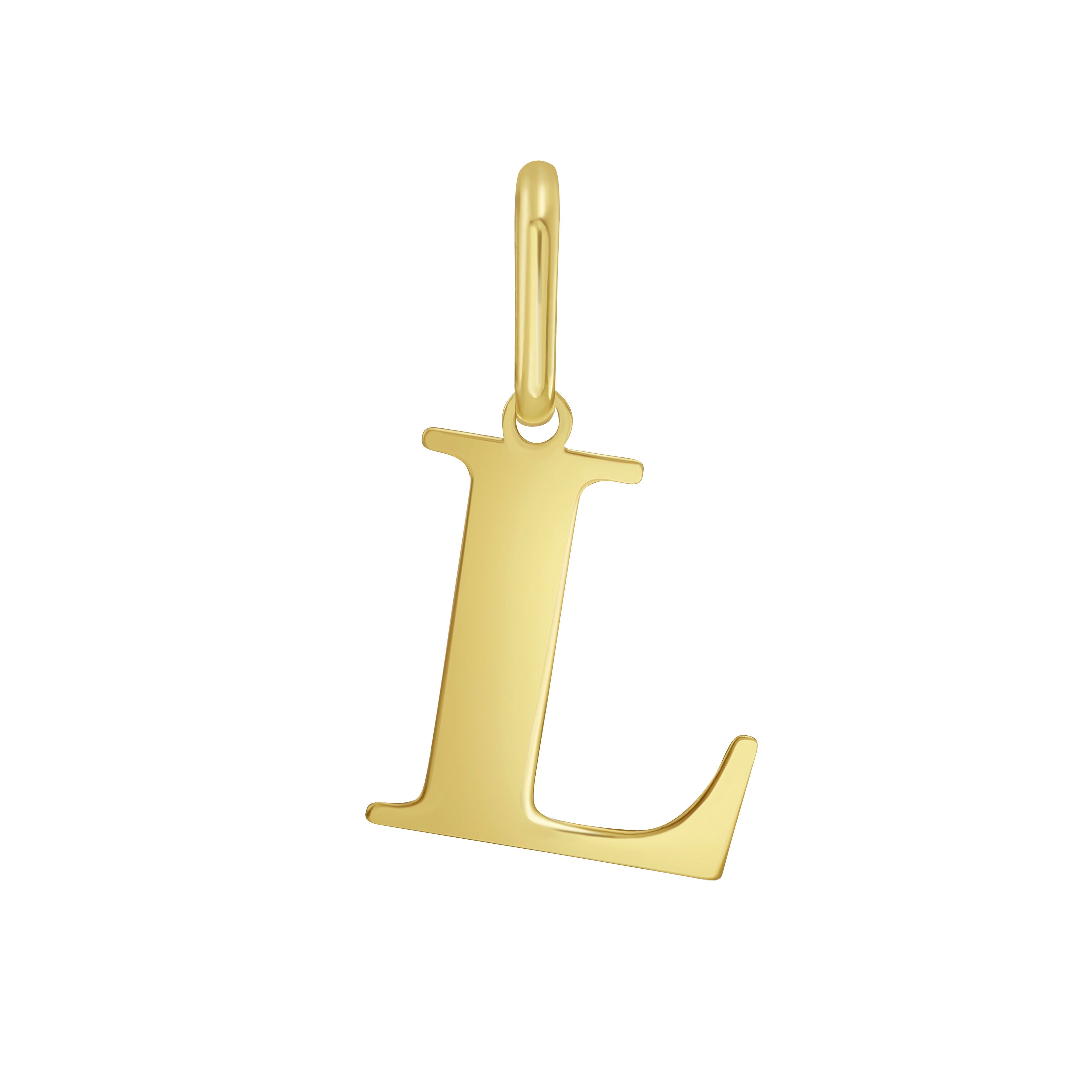 14K Gold Initial Charm / Pendant