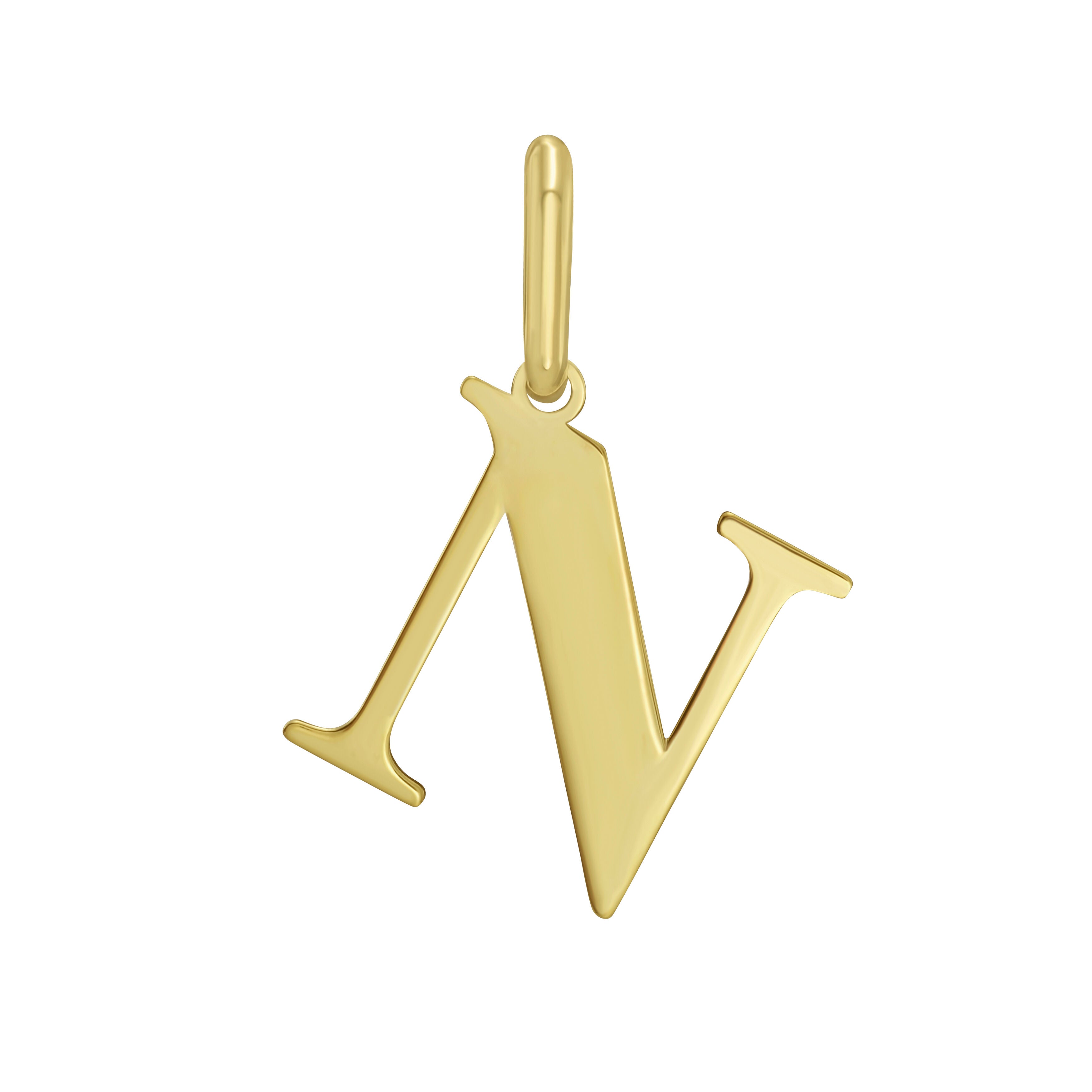 14K Gold Initial Charm / Pendant