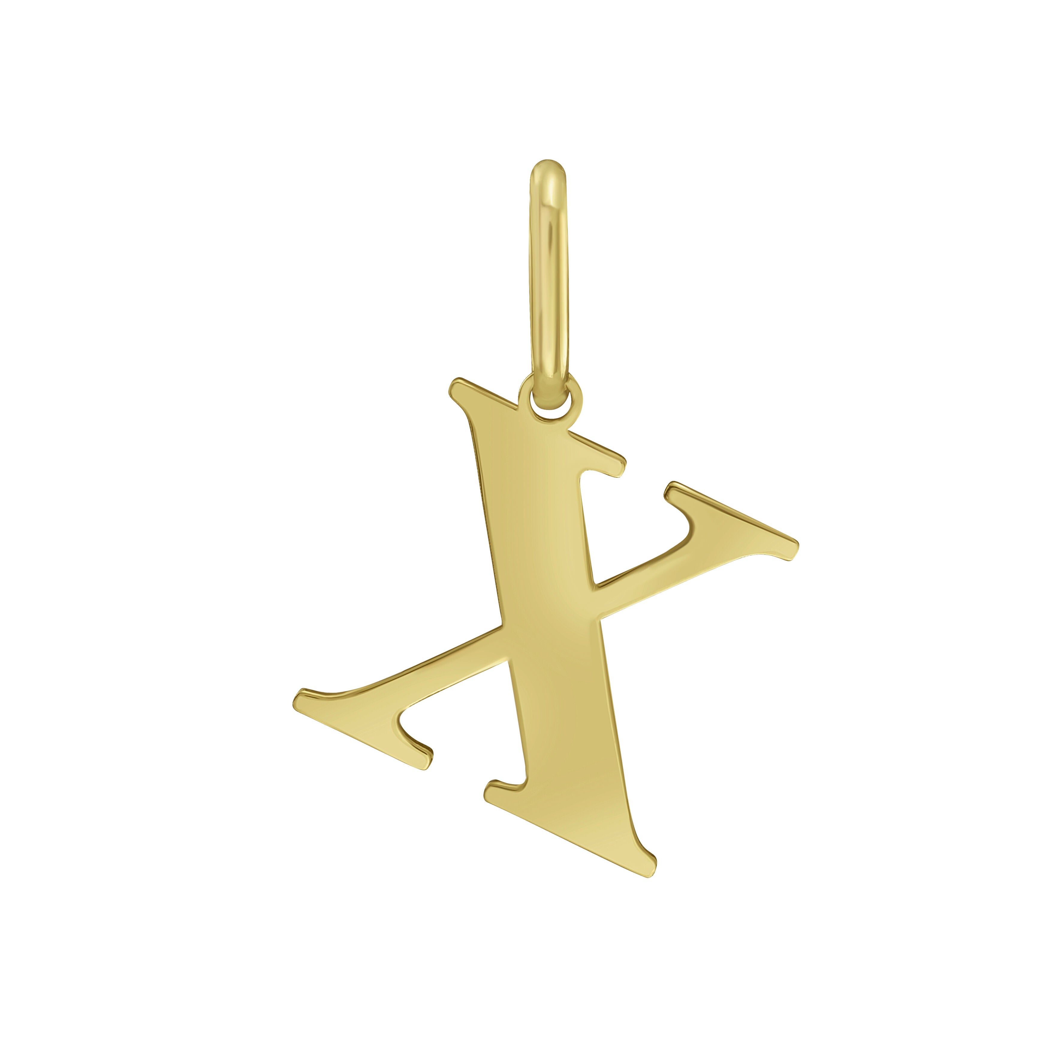 14K Gold Initial Charm / Pendant