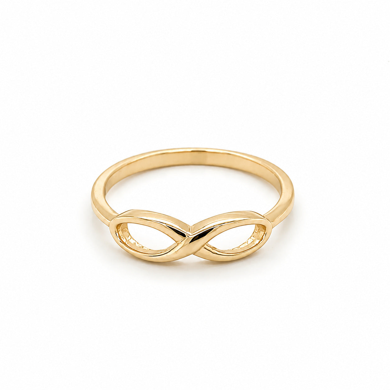 14K Yellow Gold Infinity Ring