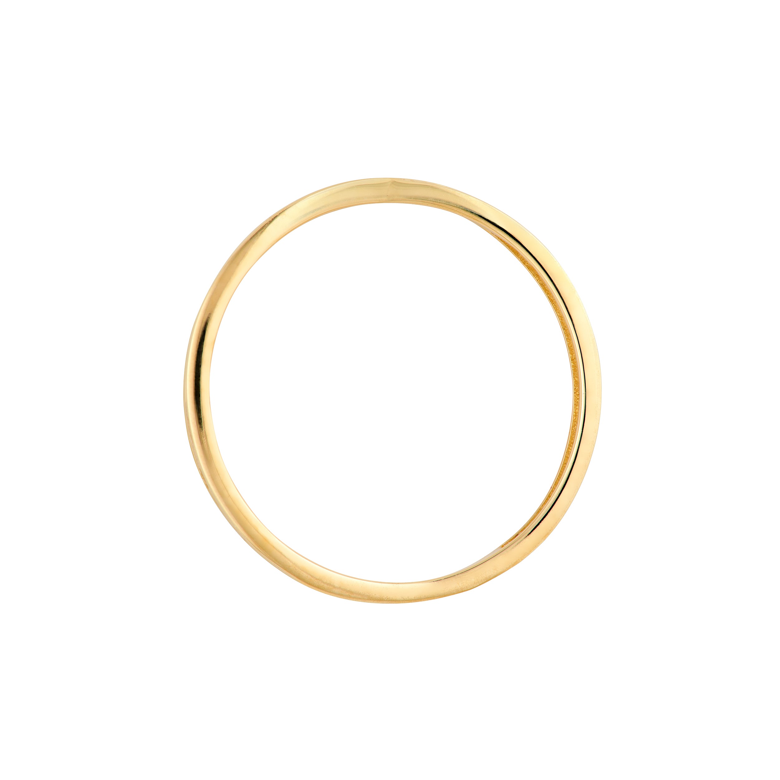 14K Gold Crossover Multi-Line Stackable Band Ring, Yellow or White Gold